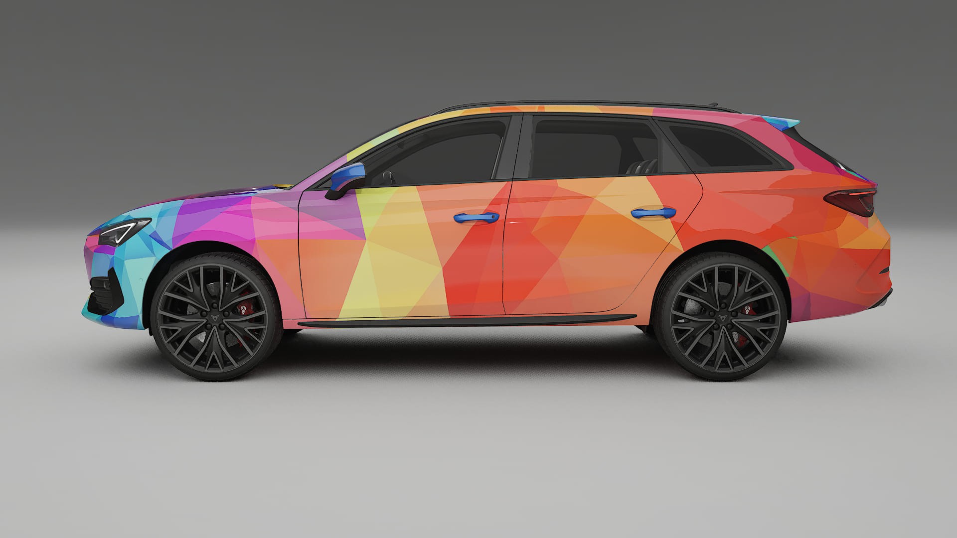 Seat Leon Cupra KL VECTOR VIBE Designed Wrap PPF Kit – Printable Polyurethane Film