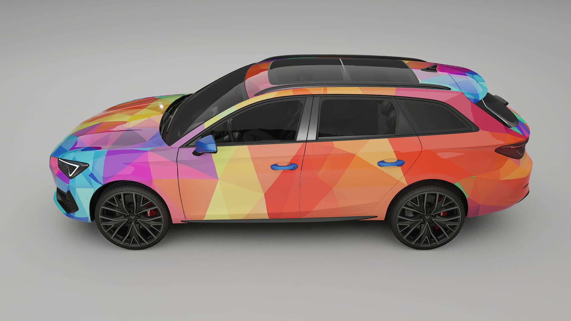 Seat Leon Cupra KL VECTOR VIBE Designed Wrap PPF Kit – Printable Polyurethane Film