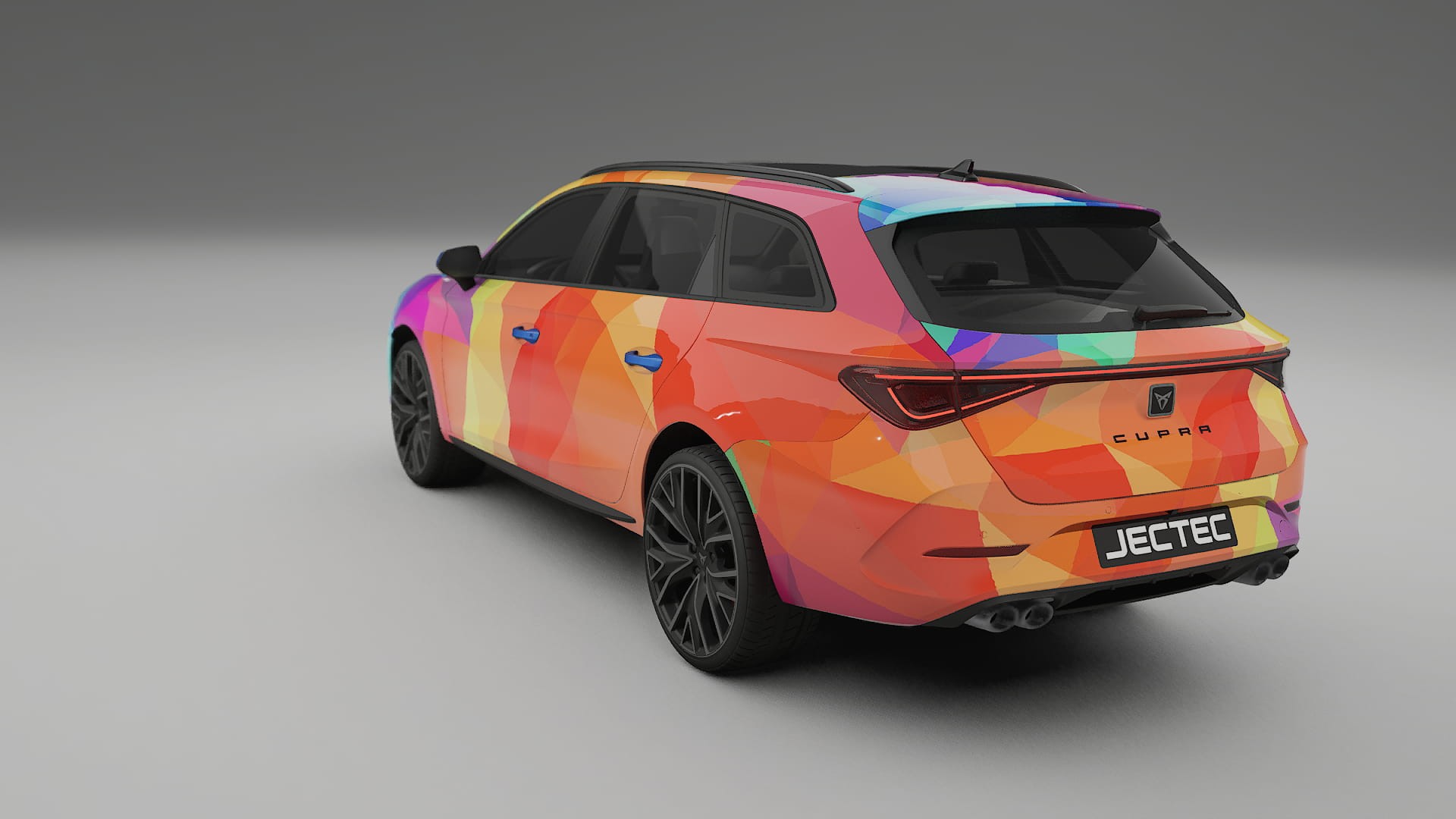 Seat Leon Cupra KL VECTOR WIBE Designed Wrap PPF Kit – Printable Polyurethane Film