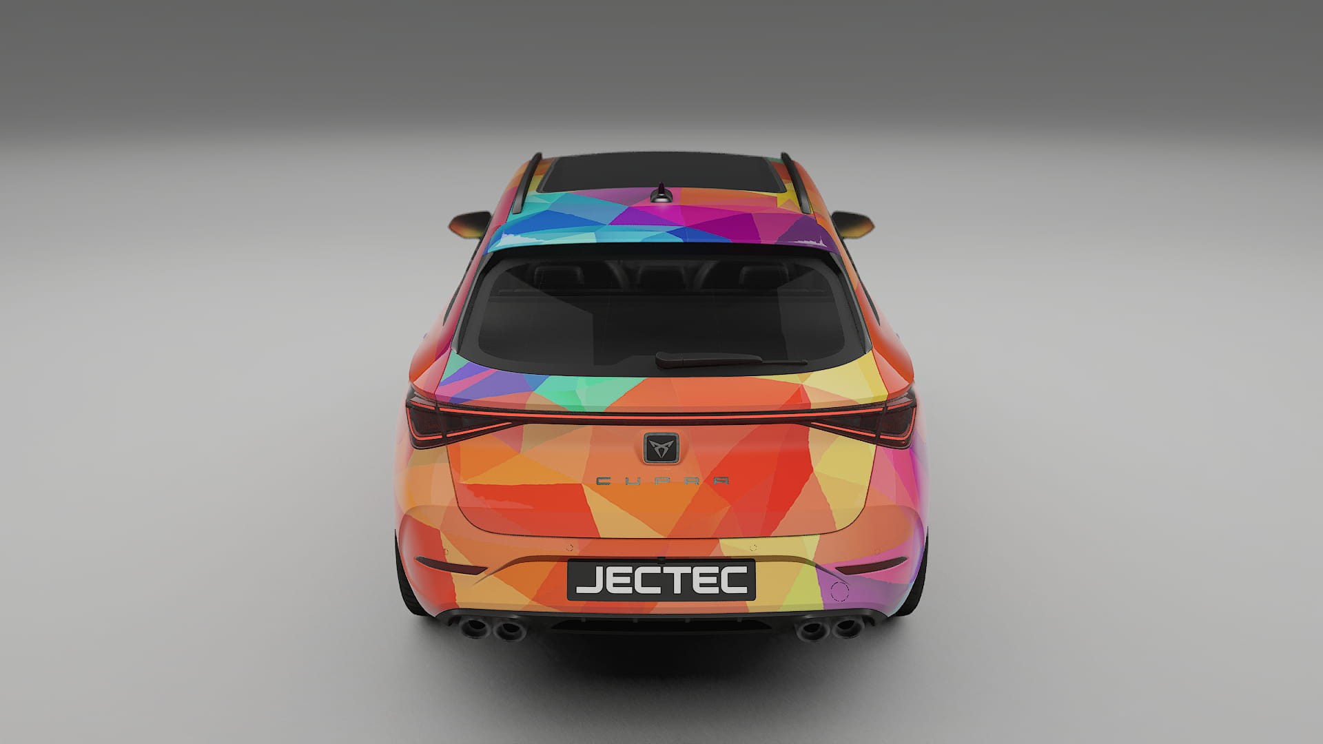 Seat Leon Cupra KL VECTOR VIBE – Design-Wrap PPF-Kit aus bedruckbarer Polyurethanfolie