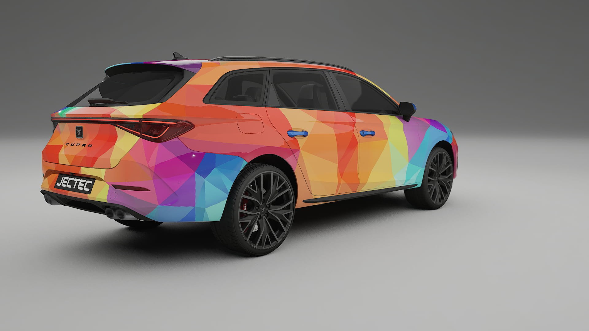 Seat Leon Cupra KL VECTOR VIBE Designed Wrap PPF Kit – Printable Polyurethane Film