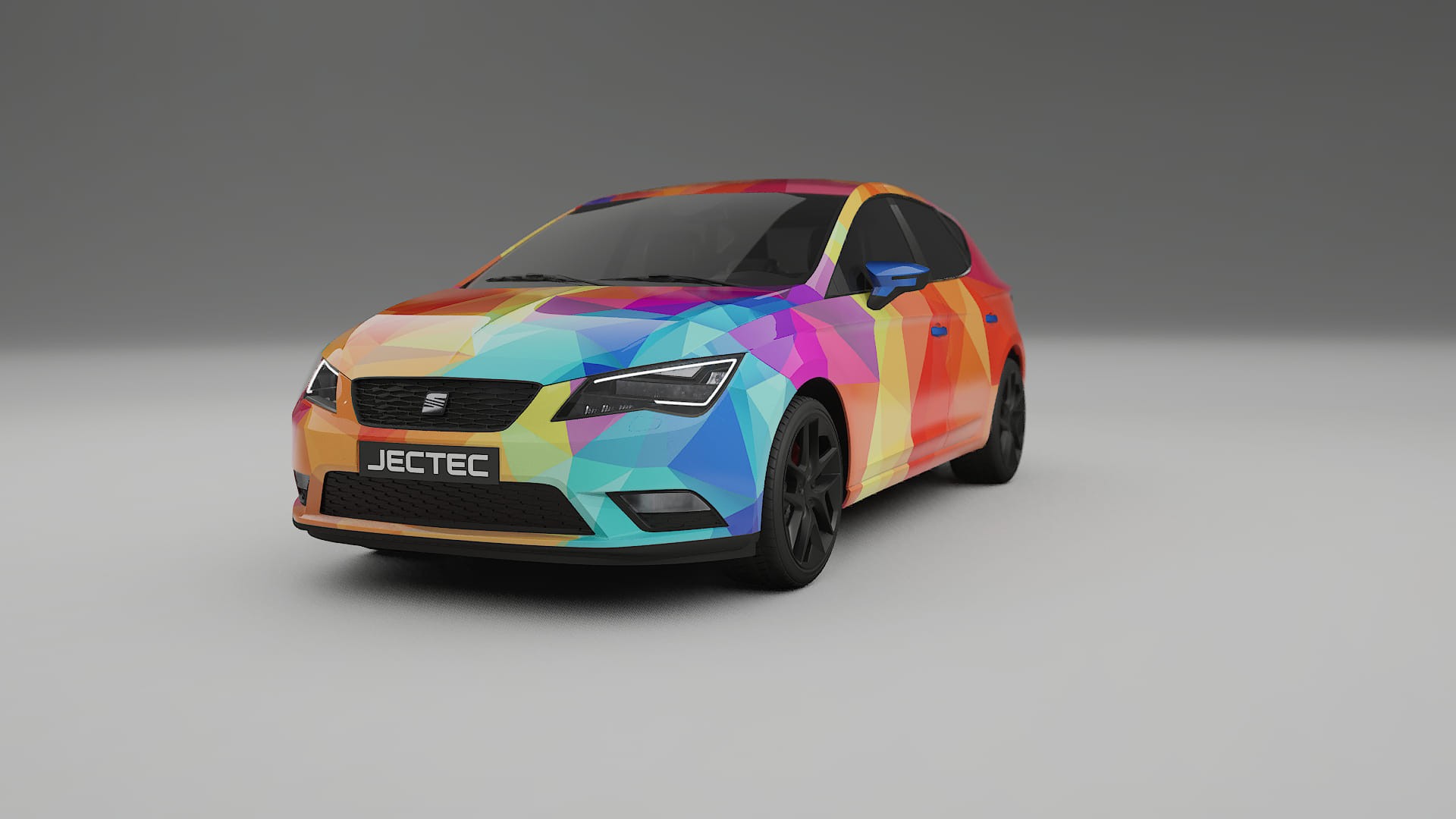 Seat Leon FR 5F VECTOR VIBE – Design-Wrap PPF-Kit aus bedruckbarer Polyurethanfolie