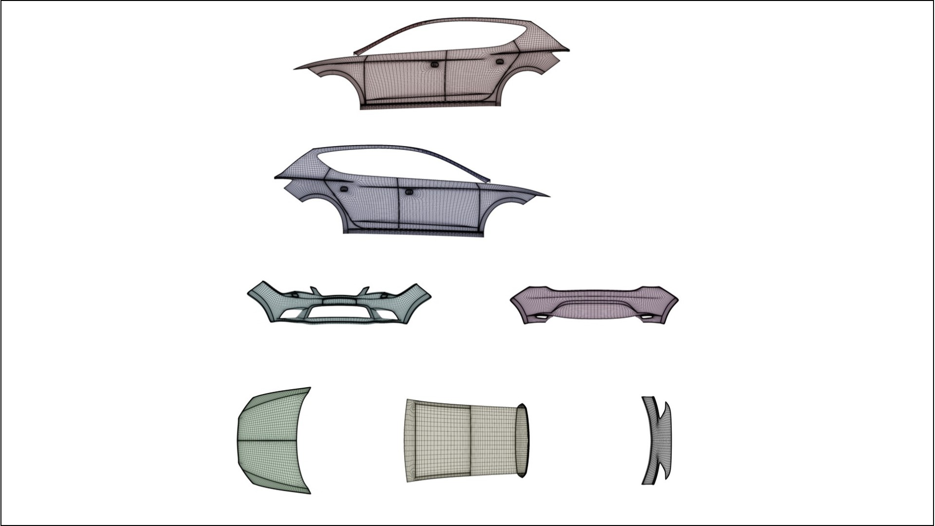 Seat Leon FR 5F VECTOR VIBE – Design-Wrap PPF-Kit aus bedruckbarer Polyurethanfolie