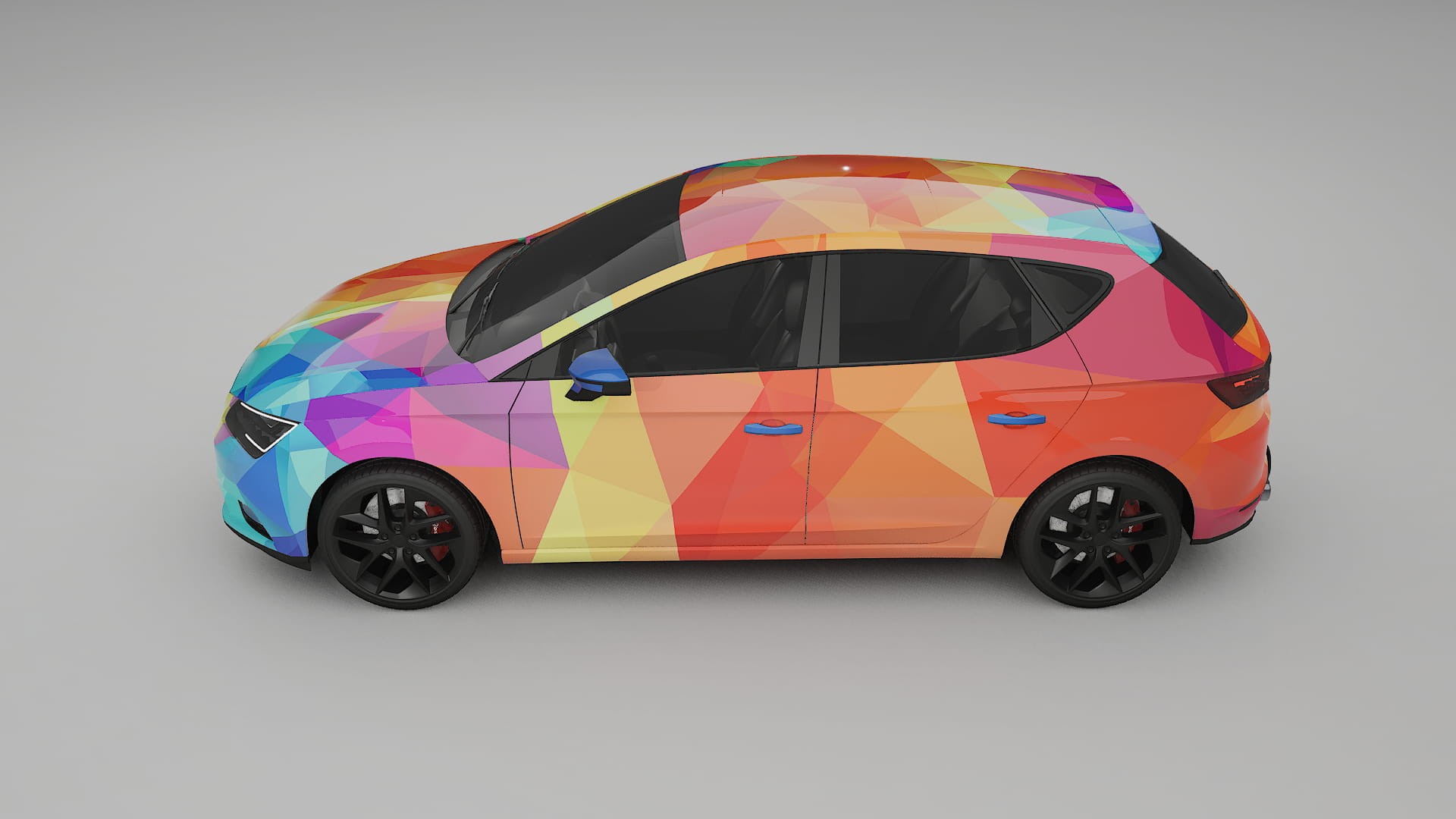 Seat Leon FR 5F VECTOR WIBE Designed Wrap PPF Kit – Printable Polyurethane Film