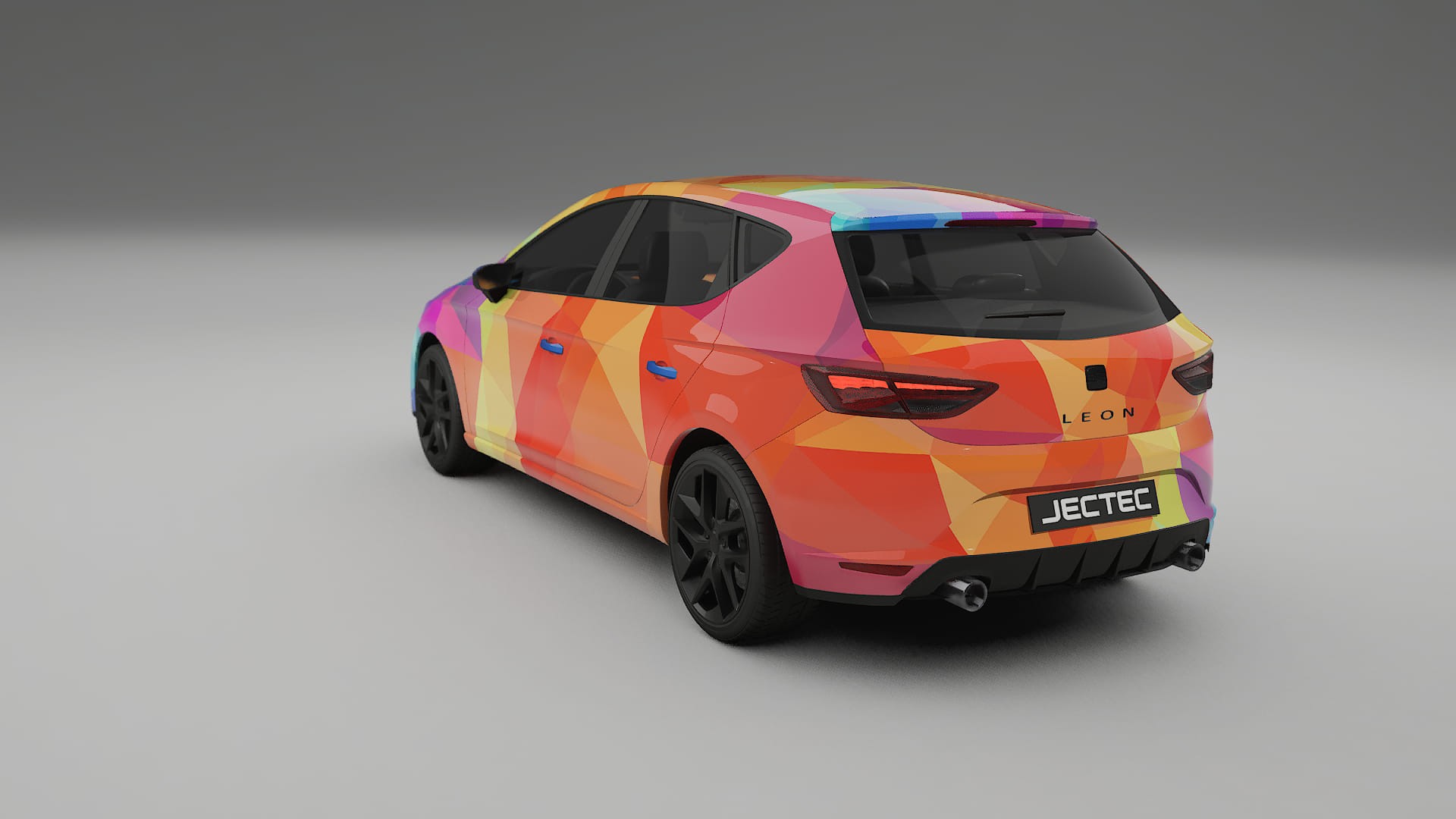 Seat Leon FR 5F VECTOR WIBE Designed Wrap PPF Kit – Printable Polyurethane Film