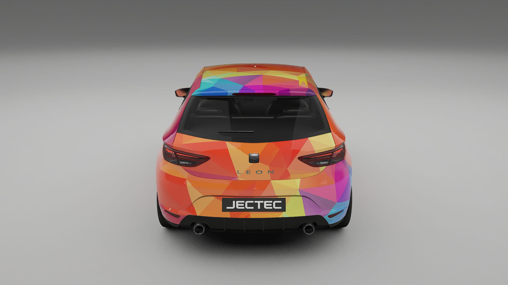 Seat Leon FR 5F VECTOR VIBE Designed Wrap PPF Kit – Printable Polyurethane Film