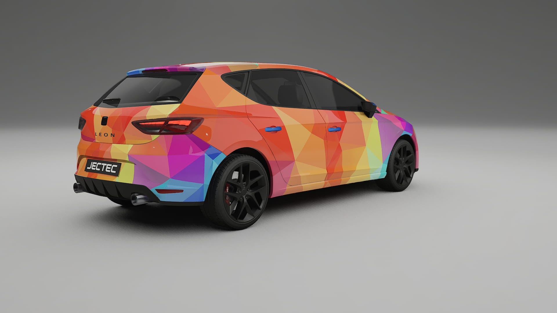 Seat Leon FR 5F VECTOR VIBE – Design-Wrap PPF-Kit aus bedruckbarer Polyurethanfolie
