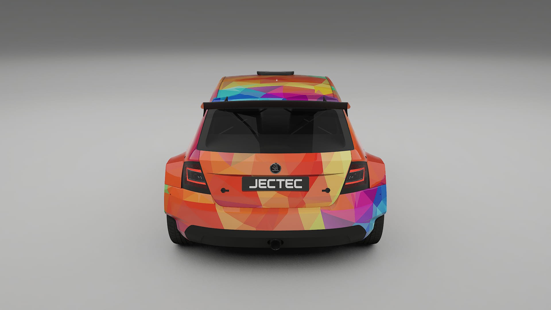 Škoda Fabia R5 6V VECTOR VIBE Designed Wrap PPF Kit – Printable Polyurethane Film
