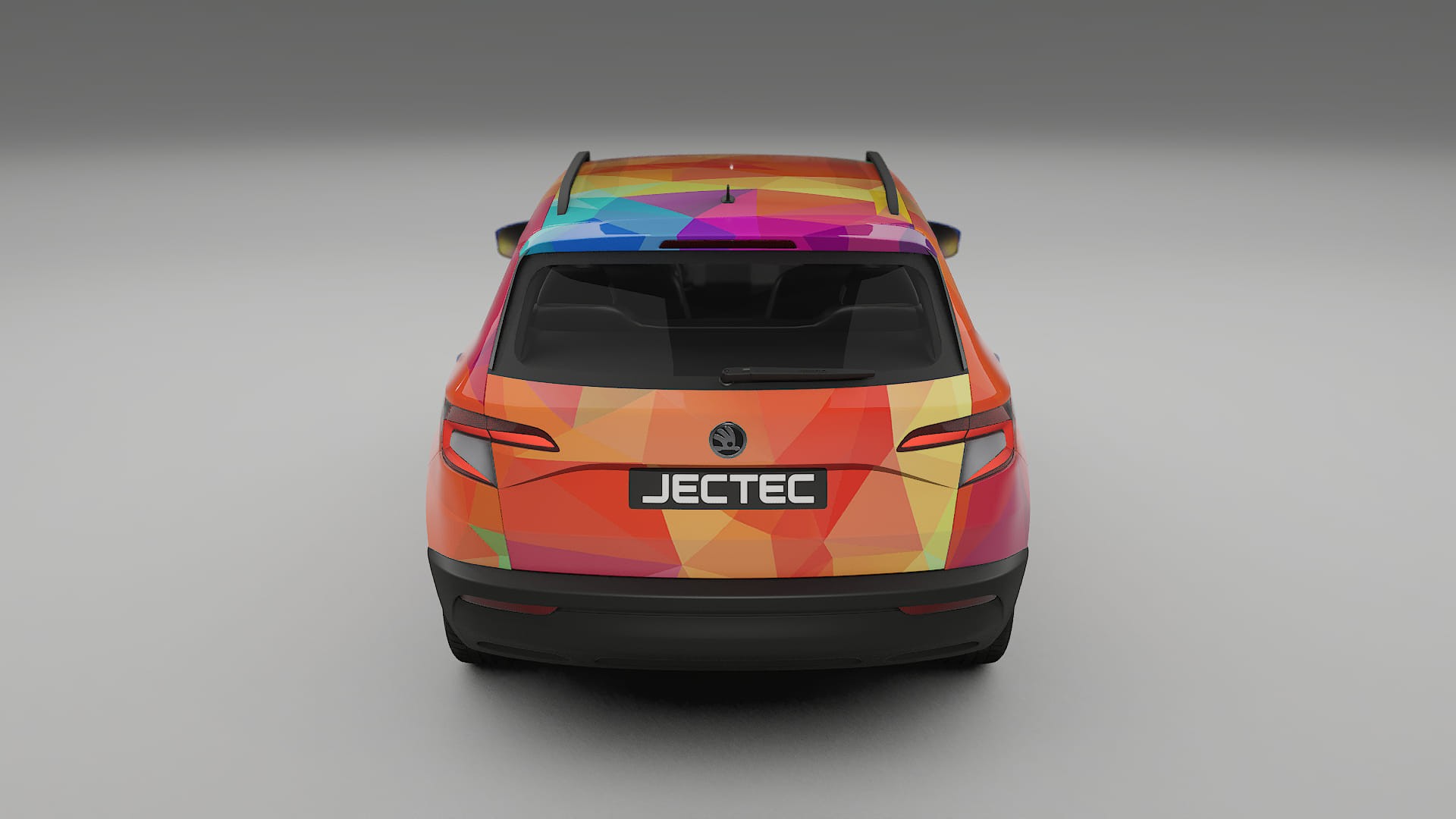 Škoda Karoq NU7 VECTOR WIBE Designed Wrap PPF Kit – Printable Polyurethane Film