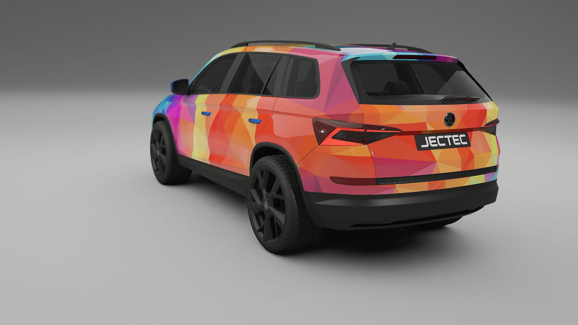 Škoda Kodiaq NS7 VECTOR WIBE Designed Wrap PPF Kit – Printable Polyurethane Film
