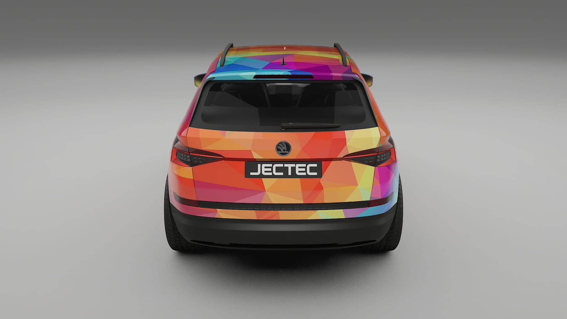 Škoda Kodiaq NS7 VECTOR WIBE Designed Wrap PPF Kit – Printable Polyurethane Film