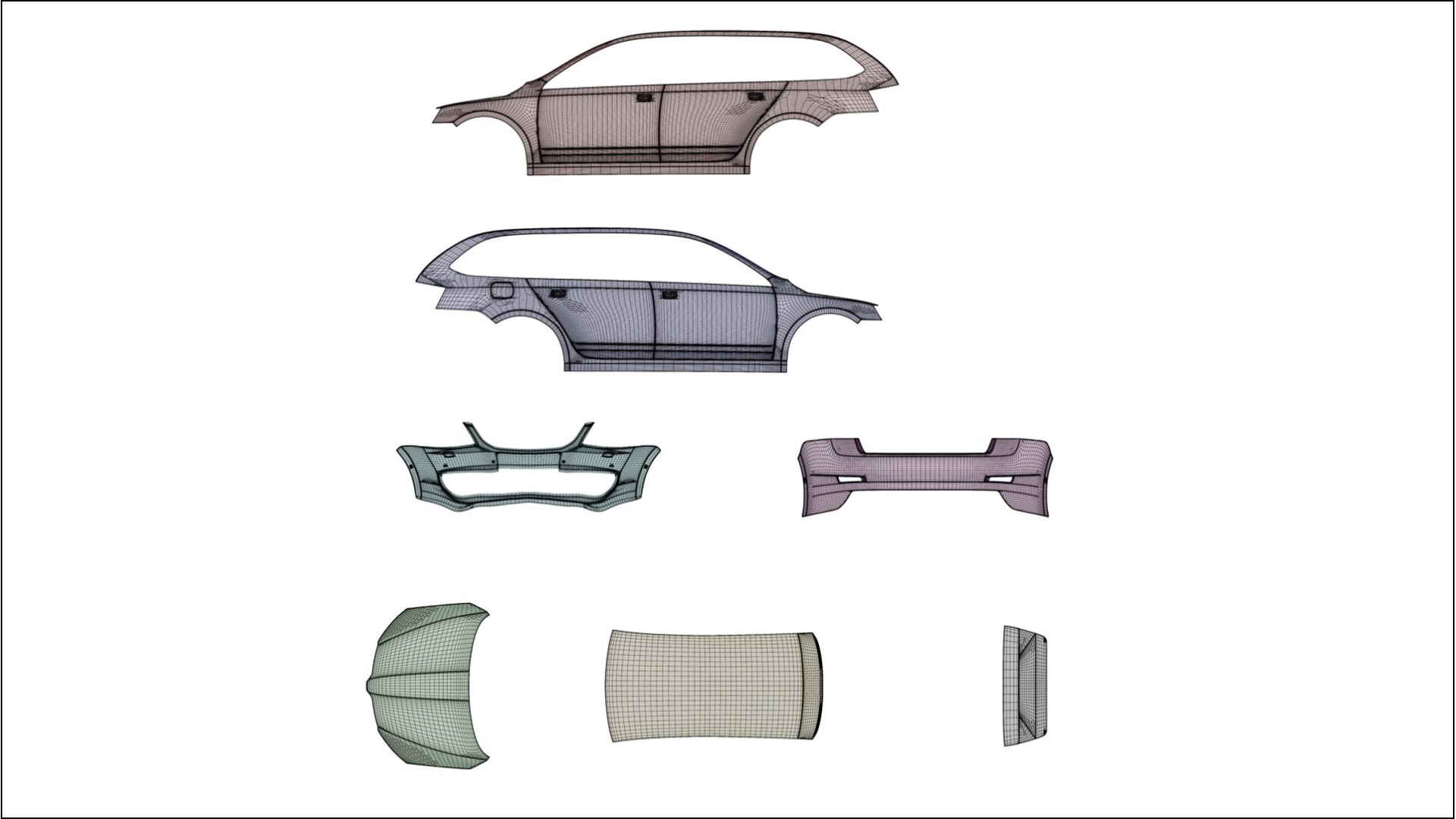 Škoda Octavia combi 5E VECTOR VIBE – Design-Wrap PPF-Kit aus bedruckbarer Polyurethanfolie 2