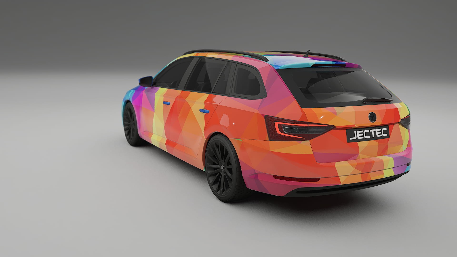 Škoda Superb B8 VECTOR WIBE Designed Wrap PPF Kit – Printable Polyurethane Film