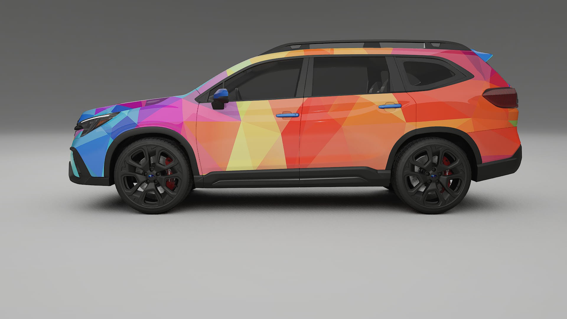 Subaru Ascent BT facelift LCI VECTOR VIBE Designed Wrap PPF Kit – Printable Polyurethane Film