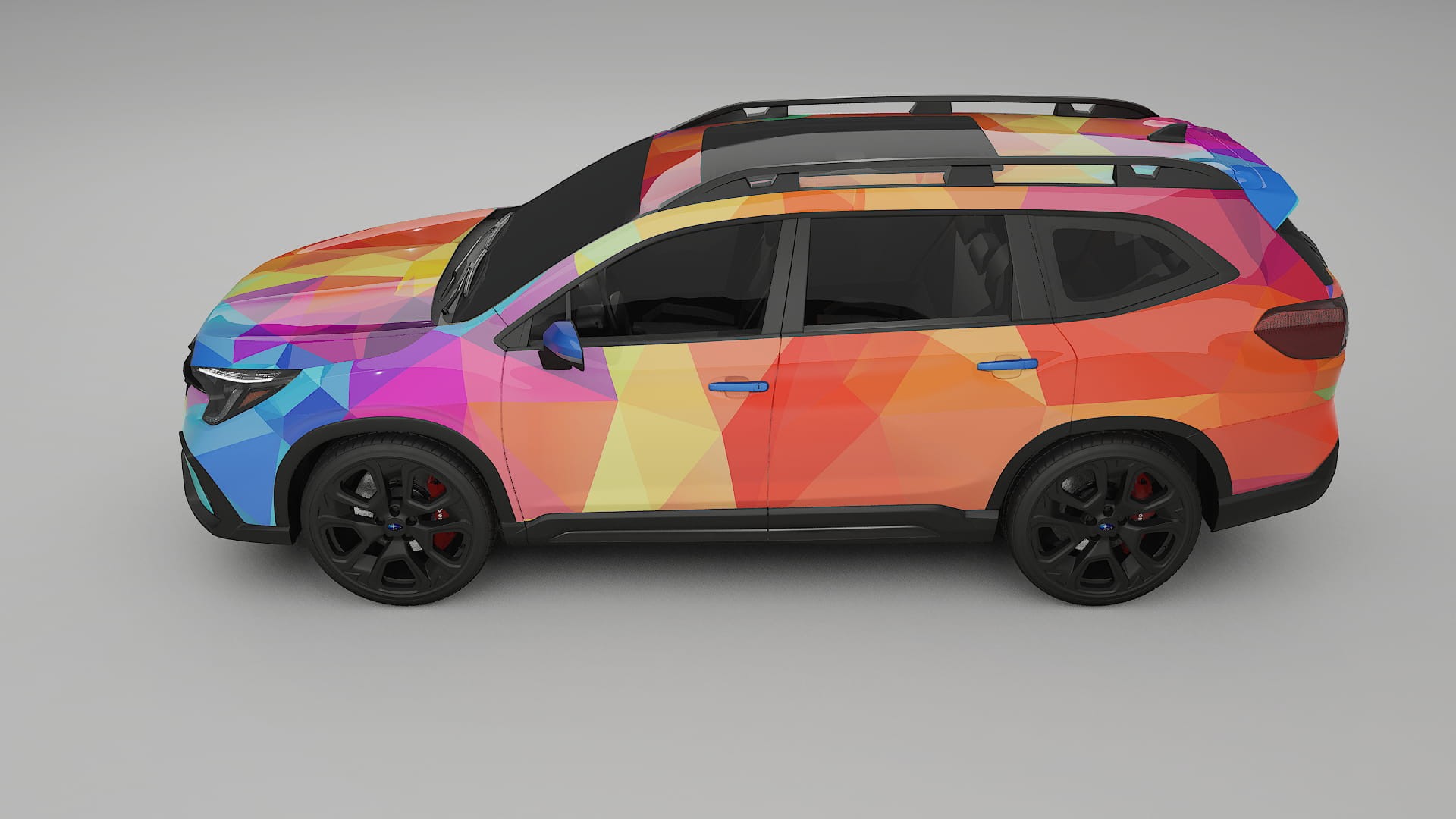 Subaru Ascent BT facelift LCI VECTOR VIBE Designed Wrap PPF Kit – Printable Polyurethane Film
