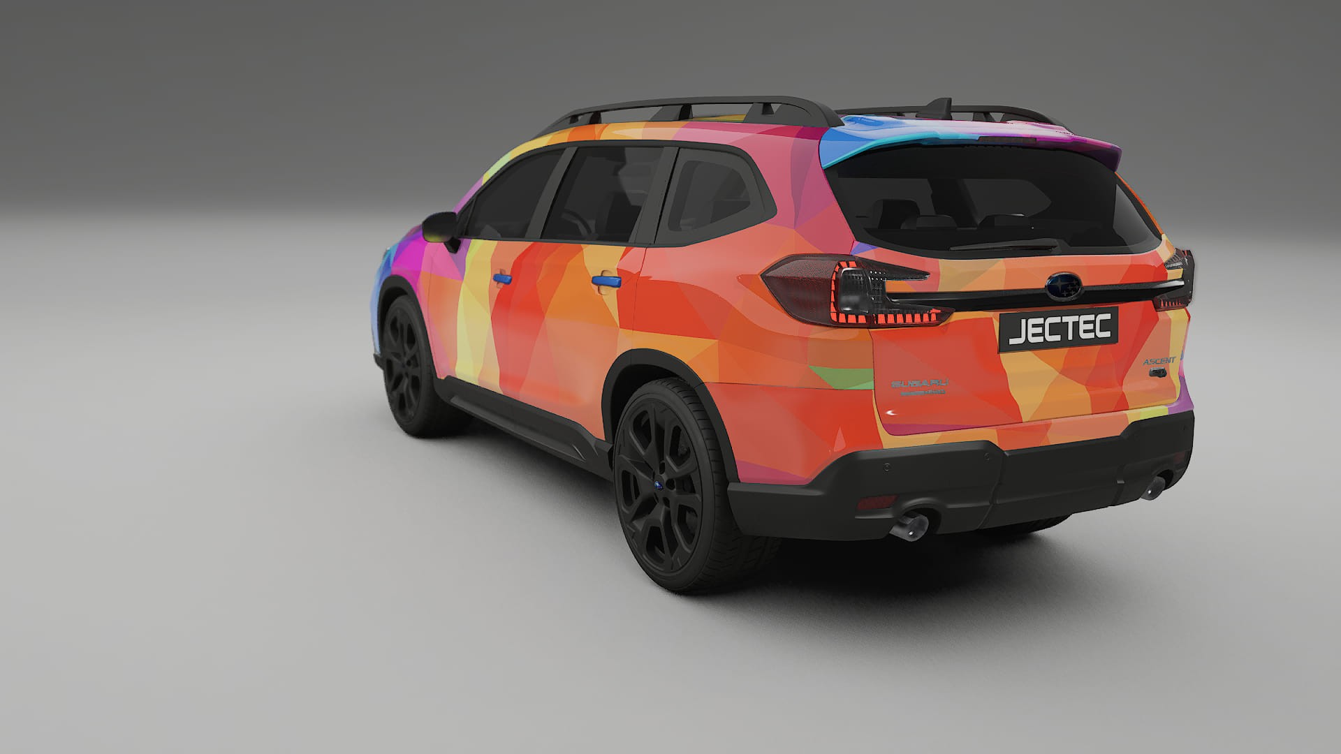 Subaru Ascent BT facelift LCI VECTOR WIBE Designed Wrap PPF Kit – Printable Polyurethane Film