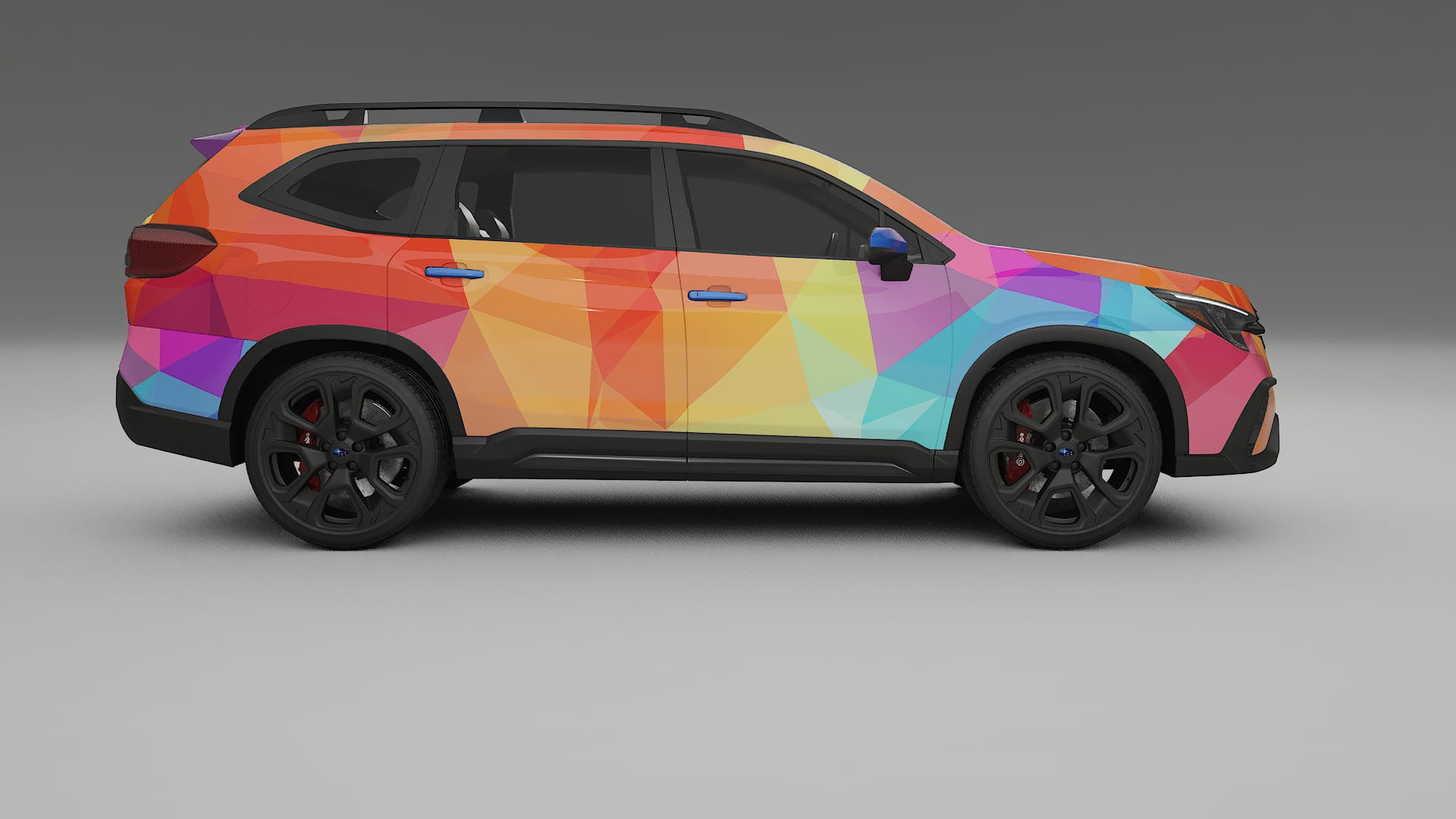 Subaru Ascent BT facelift LCI VECTOR VIBE – Design-Wrap PPF-Kit aus bedruckbarer Polyurethanfolie