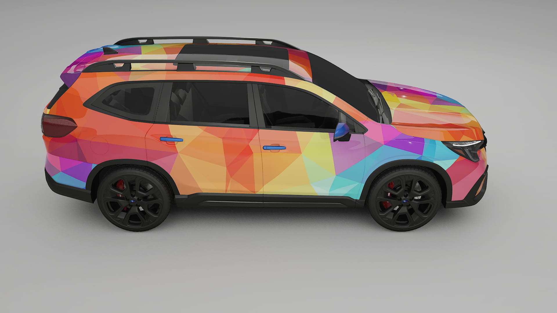 Subaru Ascent BT facelift LCI VECTOR VIBE – Design-Wrap PPF-Kit aus bedruckbarer Polyurethanfolie
