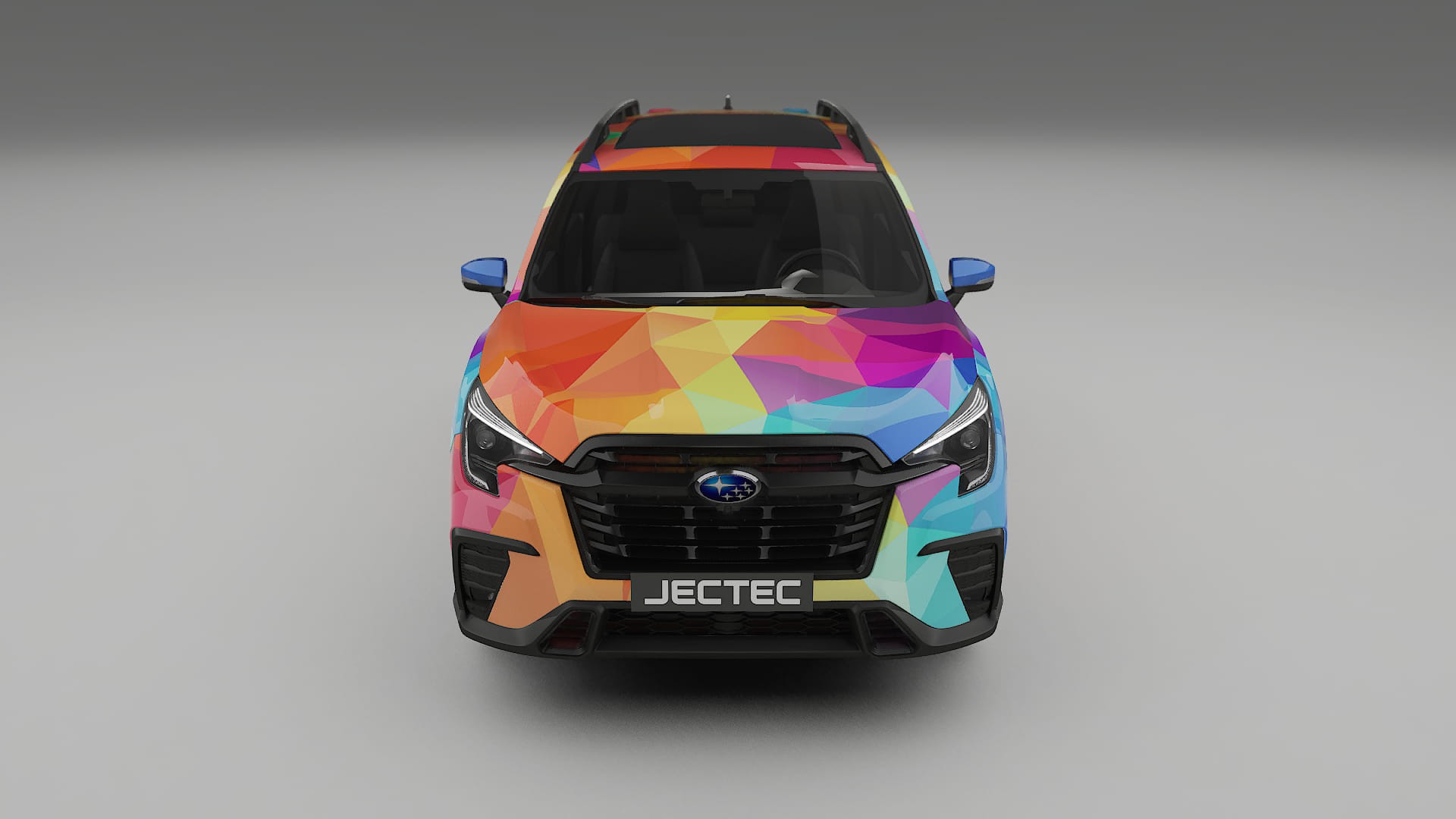 Subaru Ascent BT facelift LCI VECTOR VIBE – Design-Wrap PPF-Kit aus bedruckbarer Polyurethanfolie