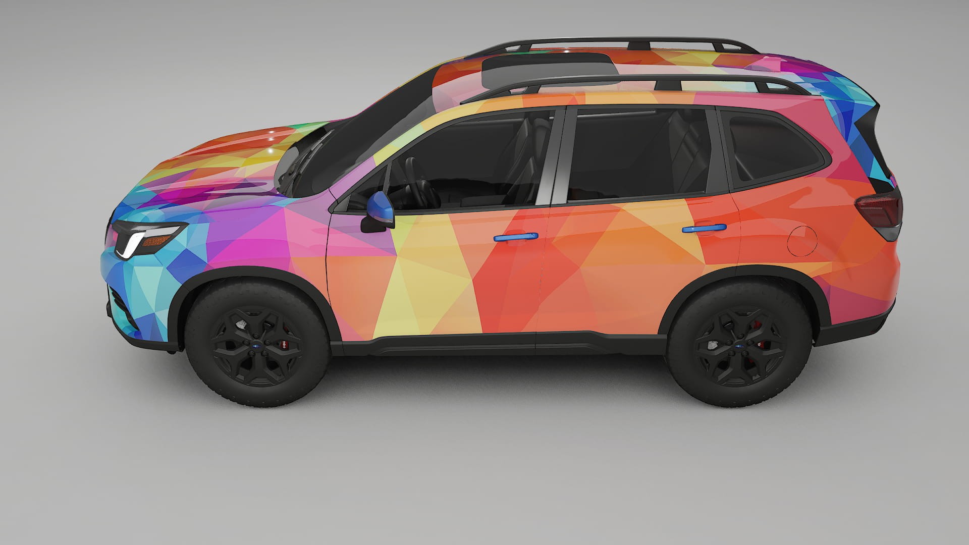 Subaru Forester V SK facelift LCI VECTOR WIBE Designed Wrap PPF Kit – Printable Polyurethane Film