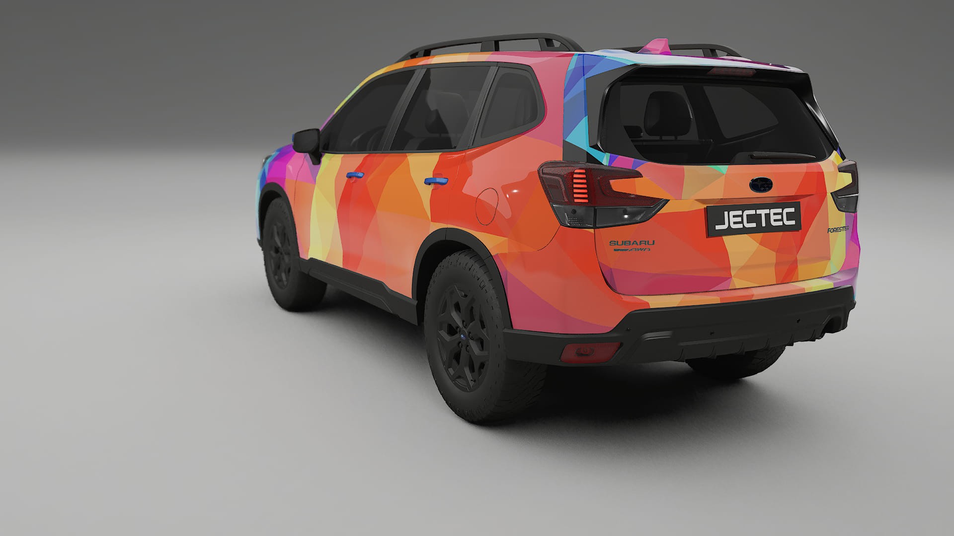 Subaru Forester V SK facelift LCI VECTOR VIBE Designed Wrap PPF Kit – Printable Polyurethane Film