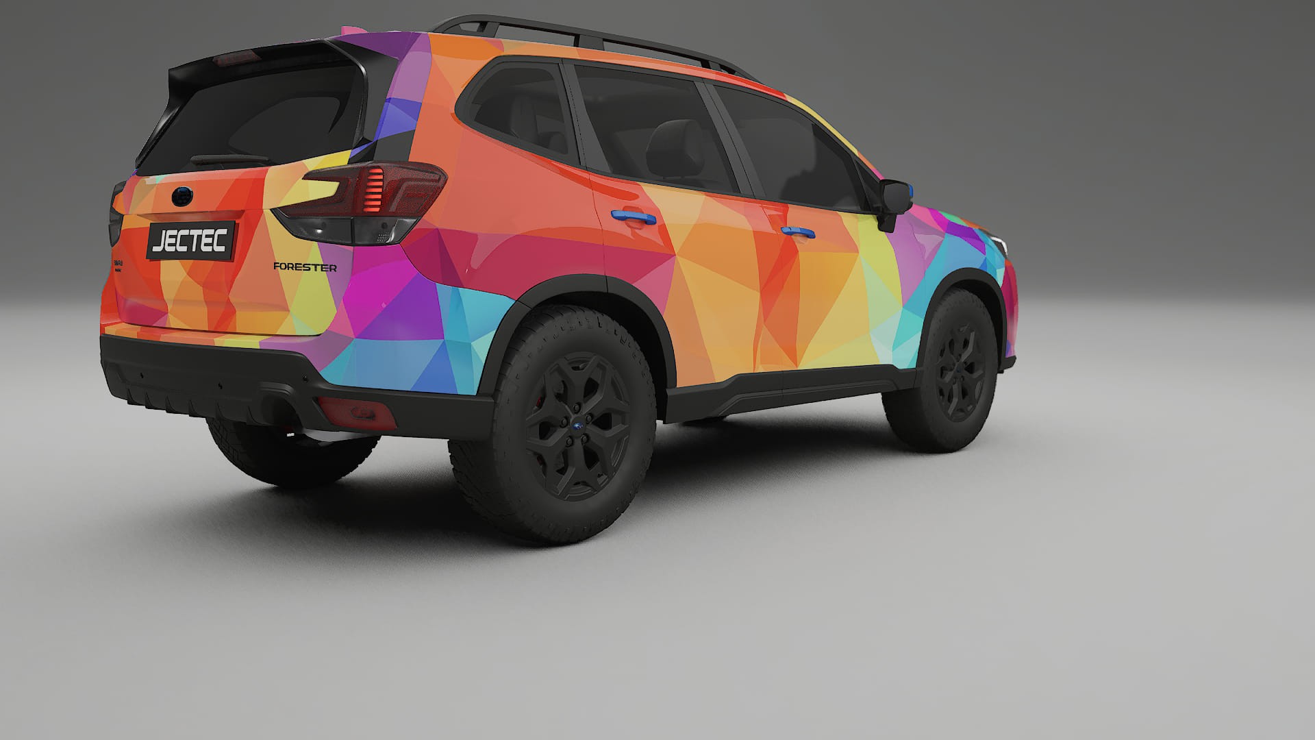 Subaru Forester V SK facelift LCI VECTOR VIBE Designed Wrap PPF Kit – Printable Polyurethane Film