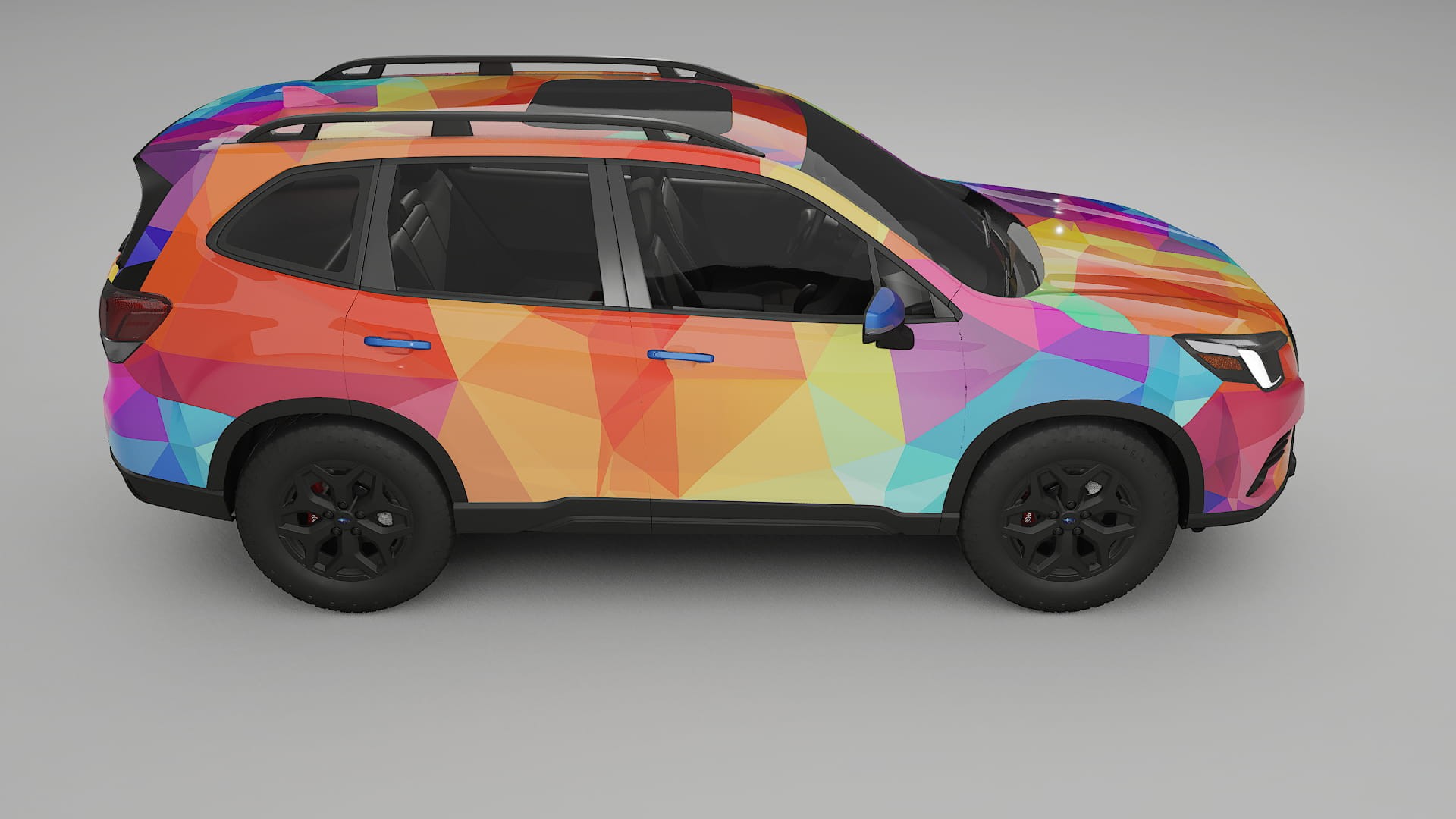 Subaru Forester V SK facelift LCI VECTOR WIBE Designed Wrap PPF Kit – Printable Polyurethane Film