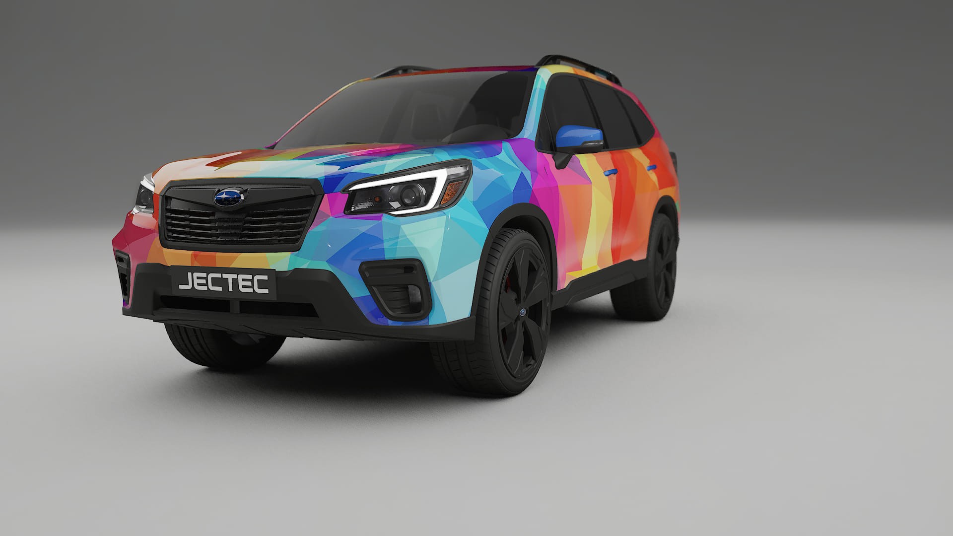 Subaru Forester V SK prefacelift pre-LCI VECTOR WIBE Designed Wrap PPF Kit – Printable Polyurethane Film