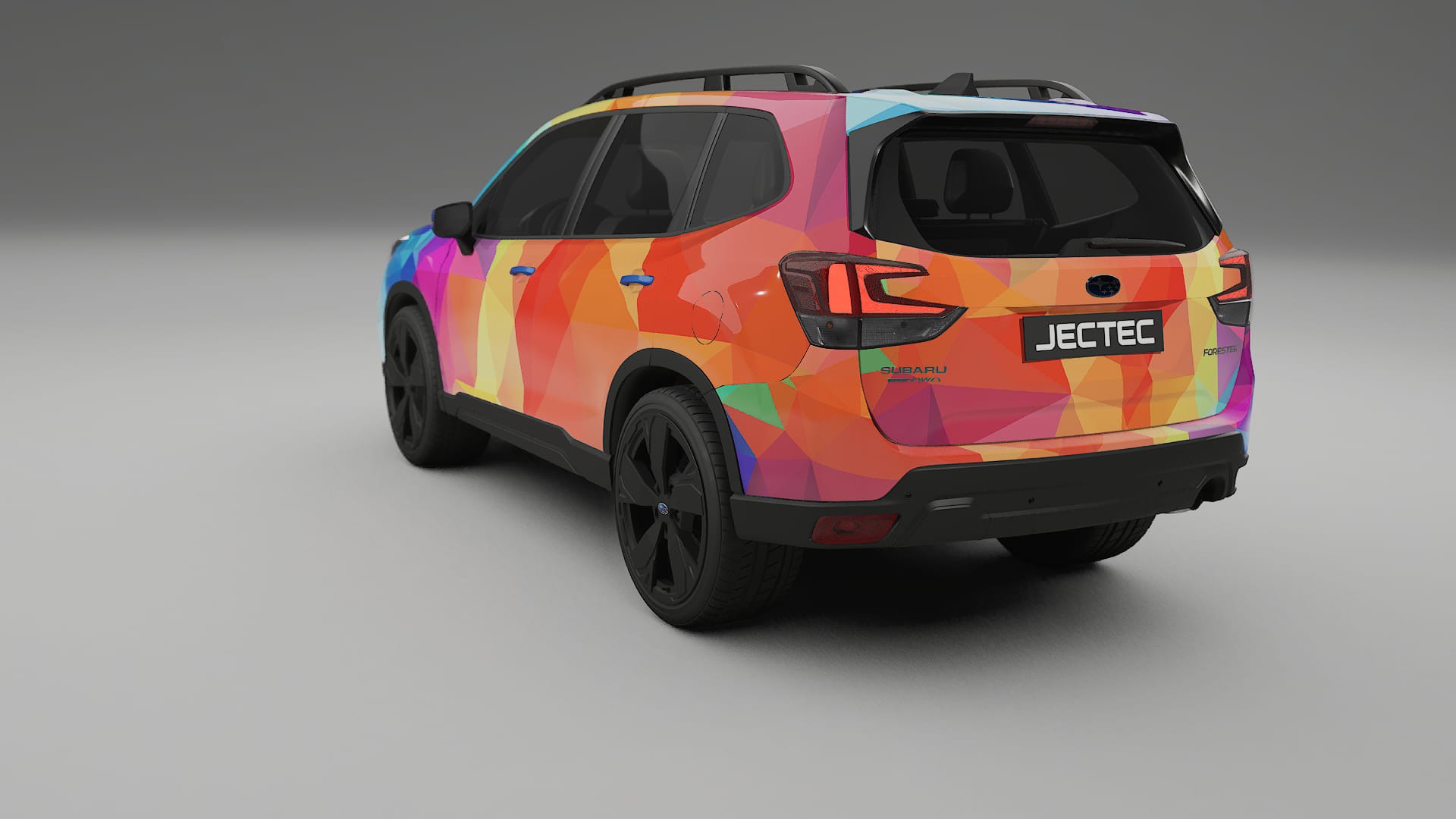 Subaru Forester V SK prefacelift pre-LCI VECTOR VIBE Designed Wrap PPF Kit – Printable Polyurethane Film