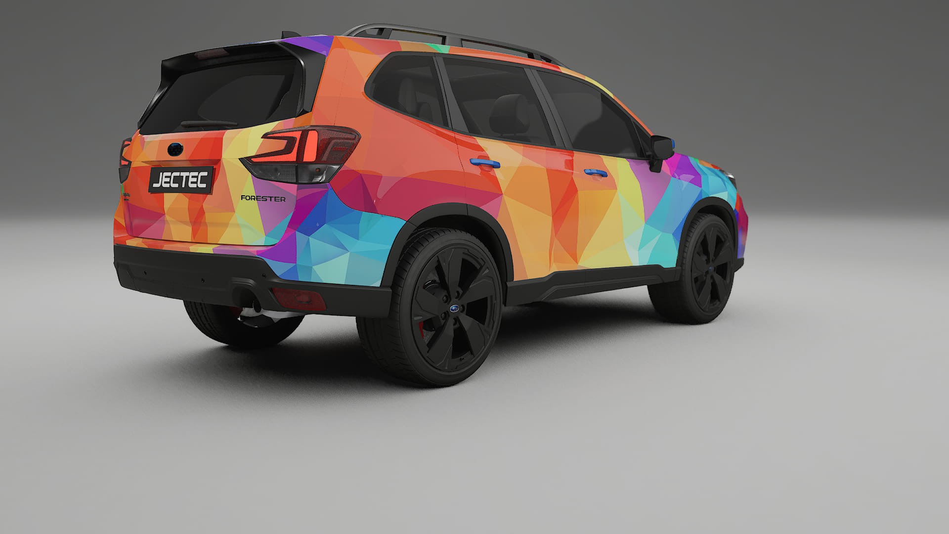 Subaru Forester V SK prefacelift pre-LCI VECTOR VIBE – Design-Wrap PPF-Kit aus bedruckbarer Polyurethanfolie