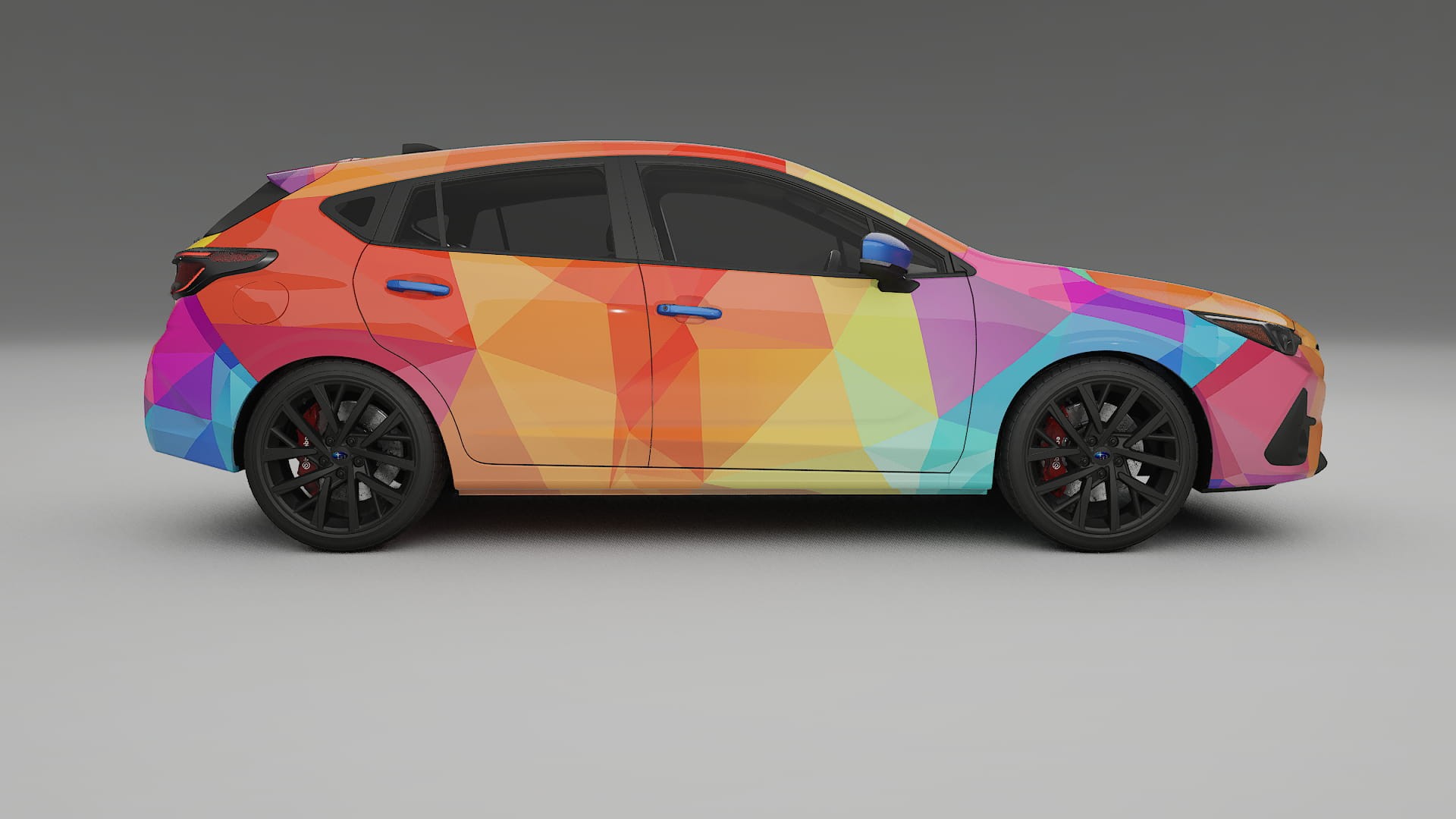 Subaru Impreza GU VECTOR VIBE – Design-Wrap PPF-Kit aus bedruckbarer Polyurethanfolie