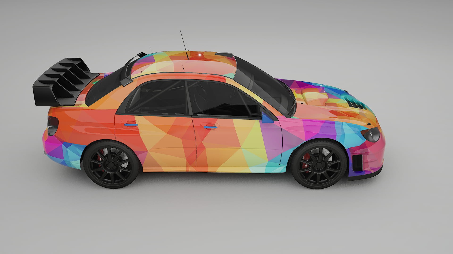 Subaru Impreza WRC GD VECTOR VIBE – Design-Wrap PPF-Kit aus bedruckbarer Polyurethanfolie