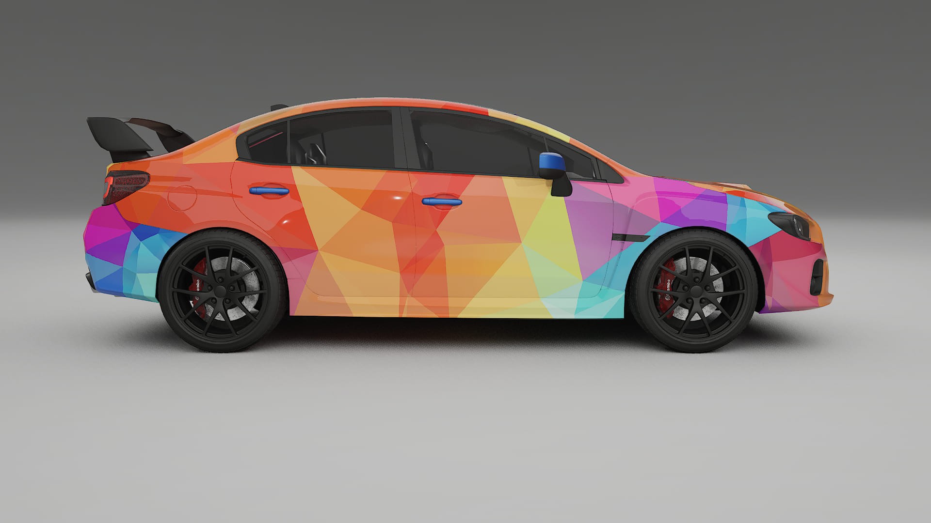 Subaru Impreza WRX Sti VA prefacelift pre-LCI VECTOR VIBE Designed Wrap PPF Kit – Printable Polyurethane Film