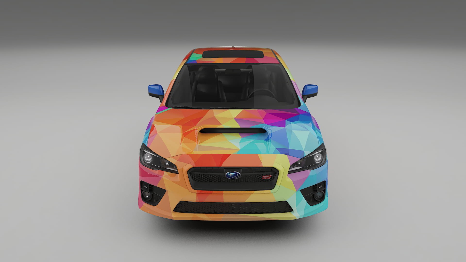 Subaru Impreza WRX Sti VA prefacelift pre-LCI VECTOR VIBE – Design-Wrap PPF-Kit aus bedruckbarer Polyurethanfolie