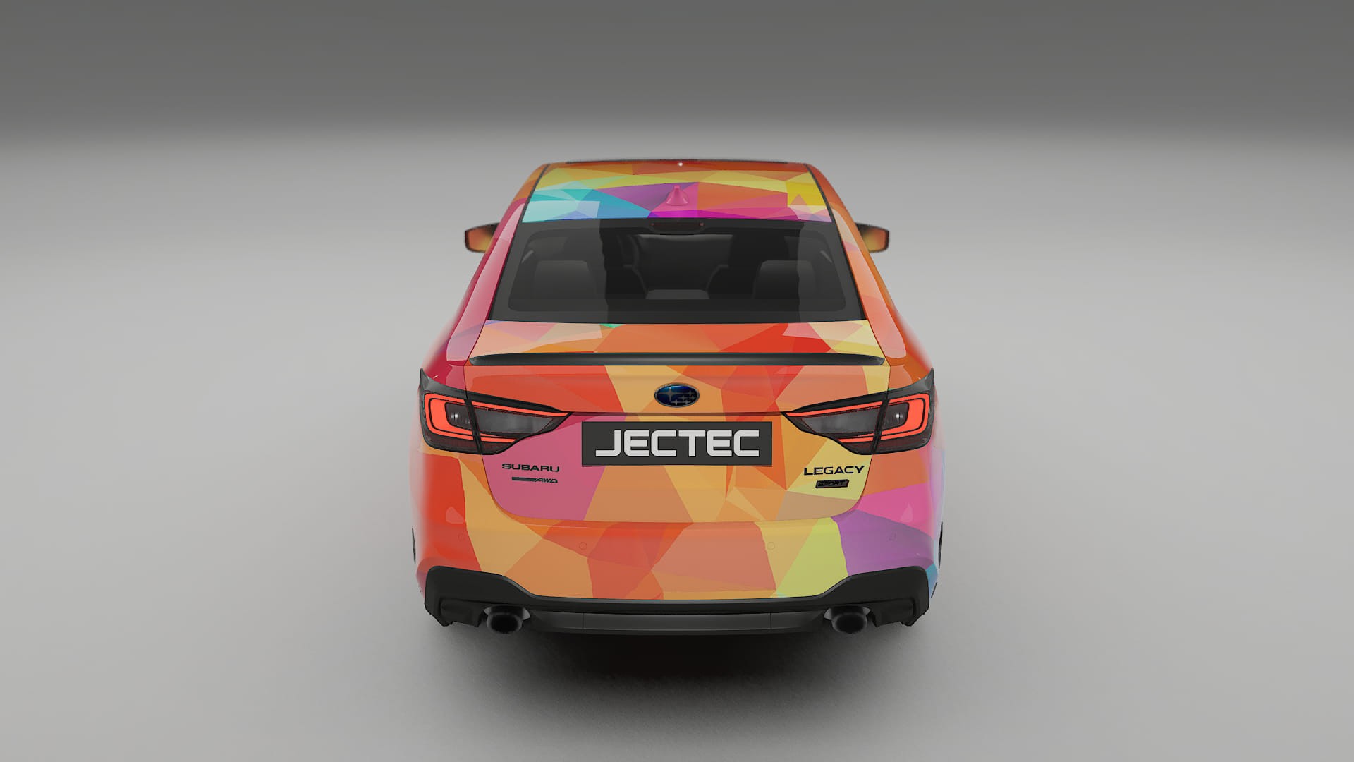 Subaru Legacy BW VECTOR VIBE – Design-Wrap PPF-Kit aus bedruckbarer Polyurethanfolie