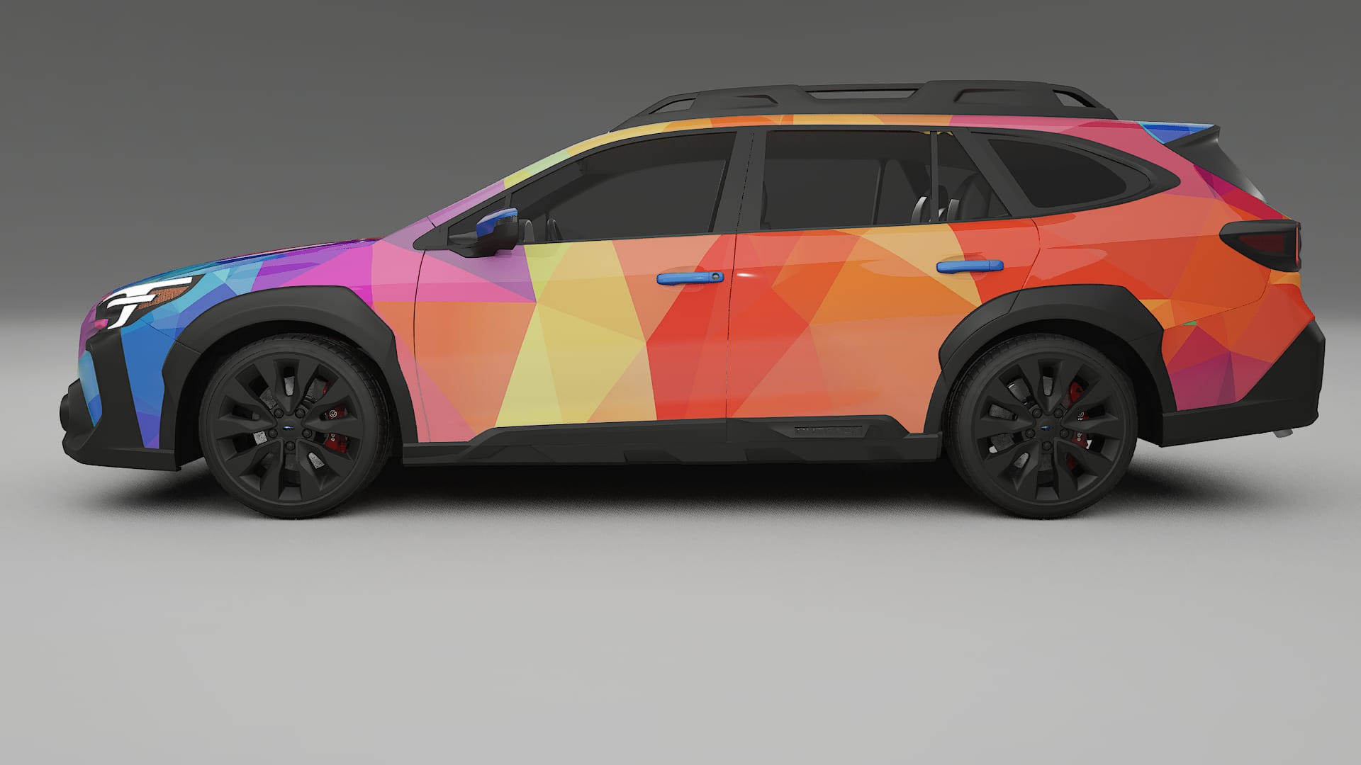 Subaru Outback VI BS facelift LCI VECTOR VIBE – Design-Wrap PPF-Kit aus bedruckbarer Polyurethanfolie