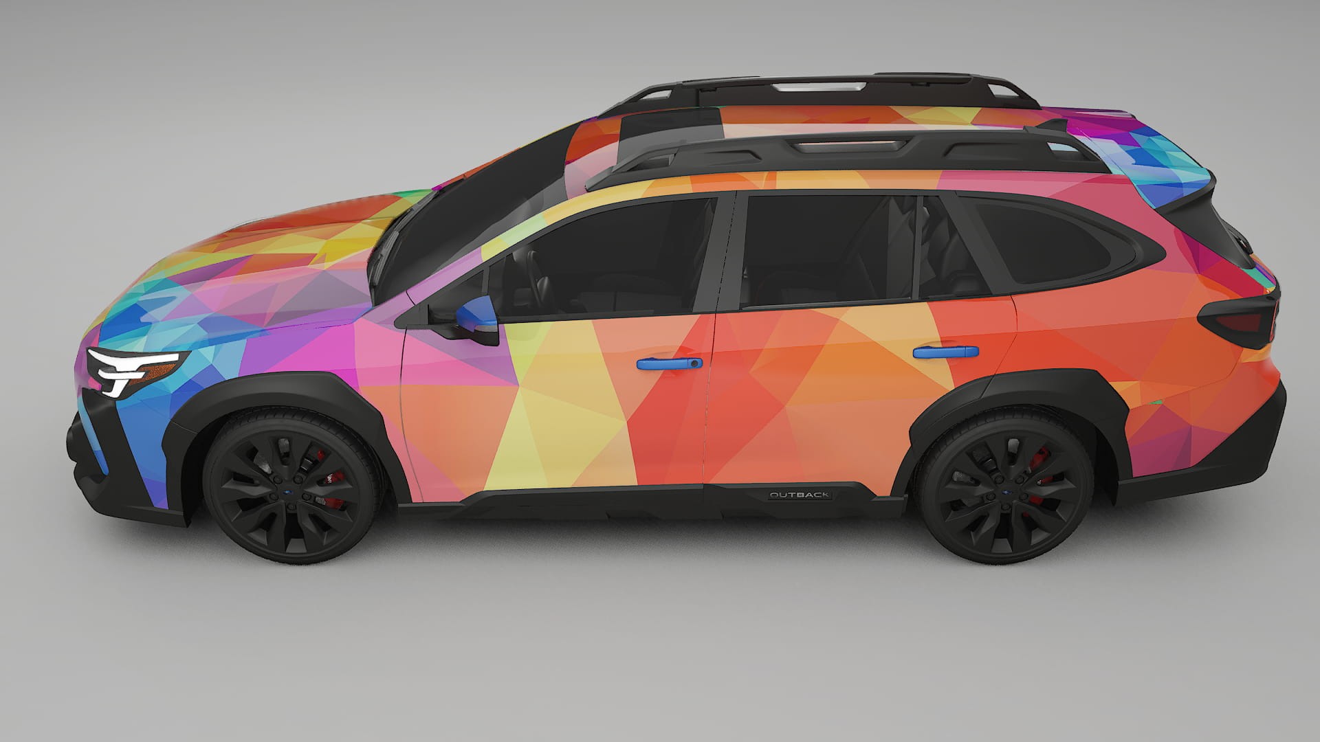 Subaru Outback VI BS facelift LCI VECTOR WIBE Designed Wrap PPF Kit – Printable Polyurethane Film