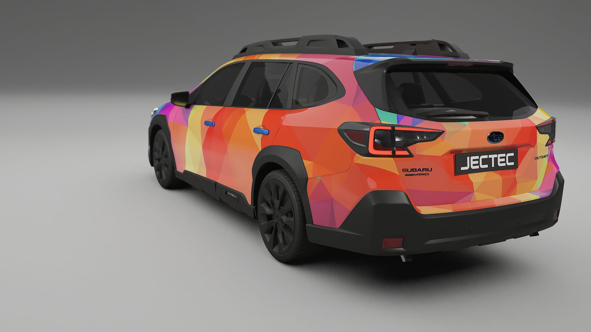 Subaru Outback VI BS facelift LCI VECTOR WIBE Designed Wrap PPF Kit – Printable Polyurethane Film