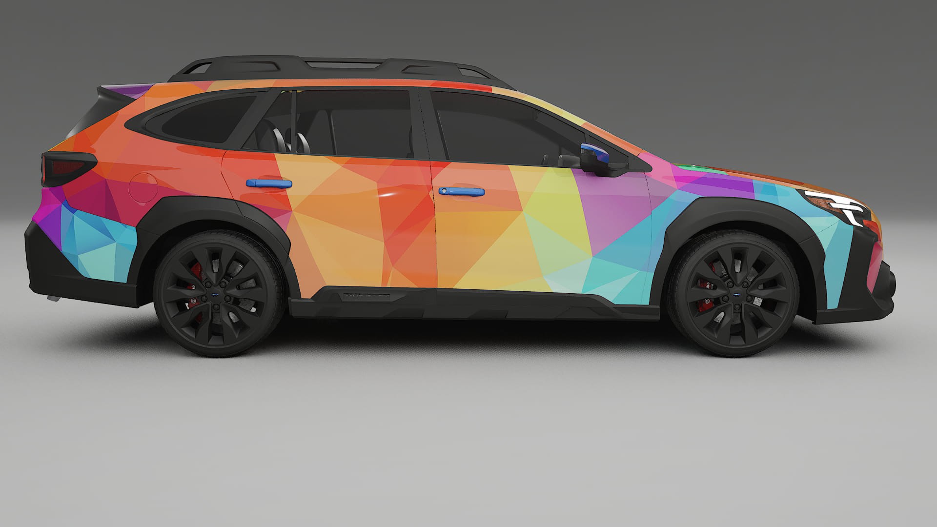 Subaru Outback VI BS facelift LCI VECTOR VIBE – Design-Wrap PPF-Kit aus bedruckbarer Polyurethanfolie