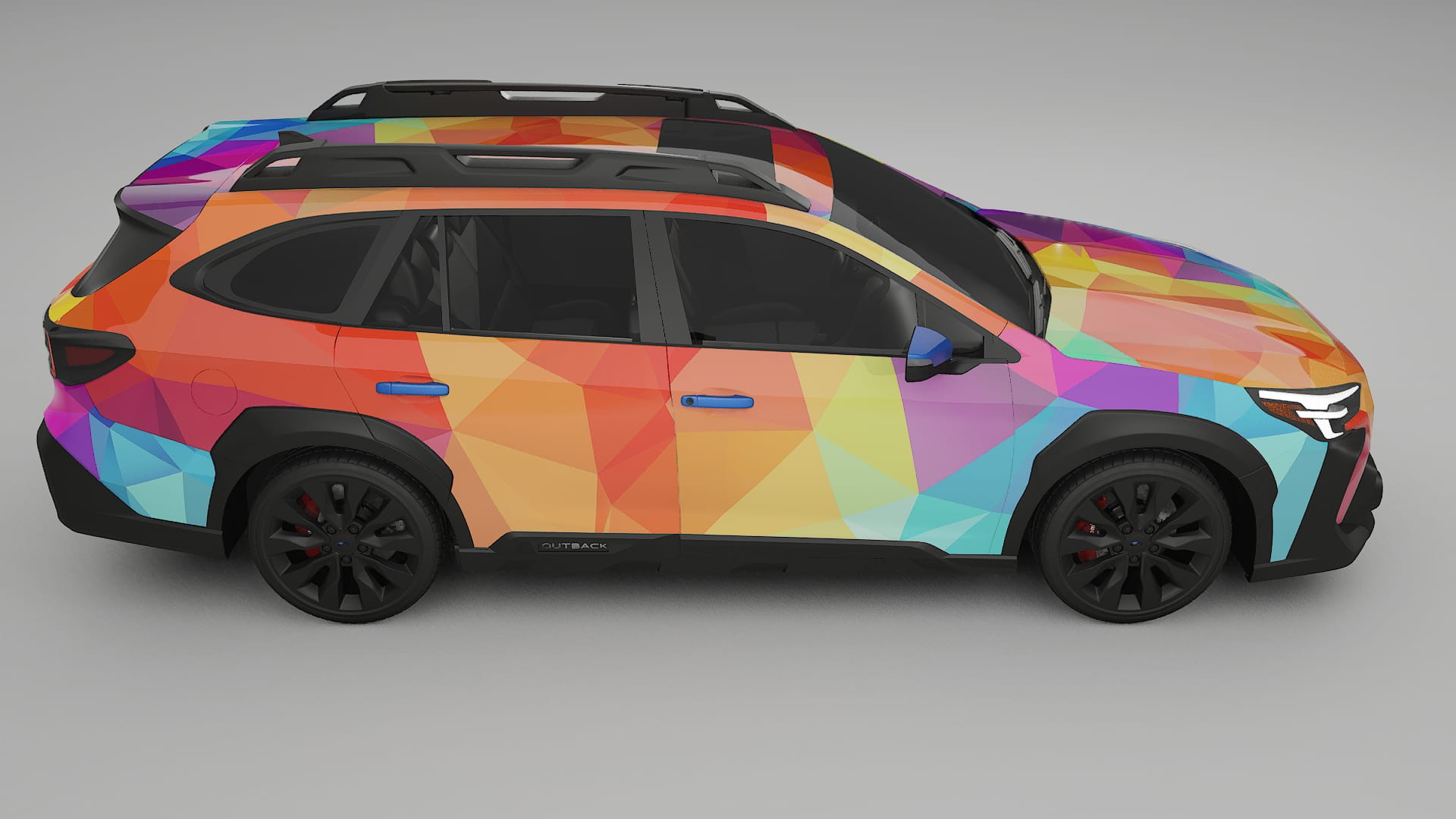 Subaru Outback VI BS facelift LCI VECTOR VIBE – Design-Wrap PPF-Kit aus bedruckbarer Polyurethanfolie