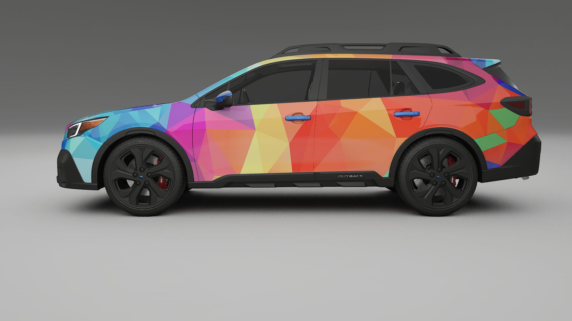 Subaru Outback VI BS prefacelift pre-LCI VECTOR VIBE – Design-Wrap PPF-Kit aus bedruckbarer Polyurethanfolie