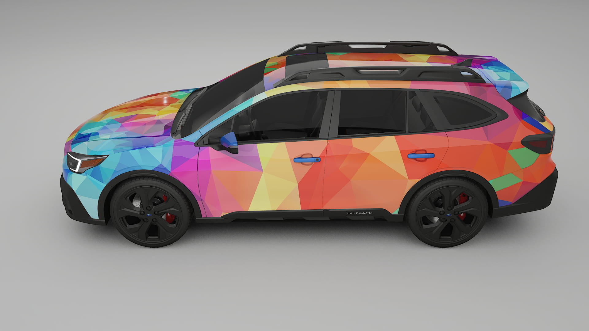 Subaru Outback VI BS prefacelift pre-LCI VECTOR WIBE Designed Wrap PPF Kit – Printable Polyurethane Film