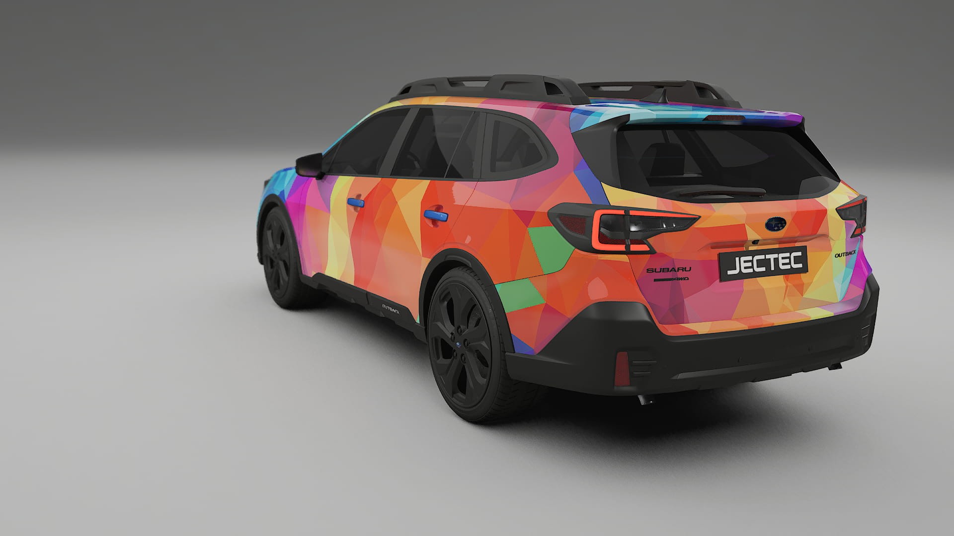 Subaru Outback VI BS prefacelift pre-LCI VECTOR WIBE Designed Wrap PPF Kit – Printable Polyurethane Film