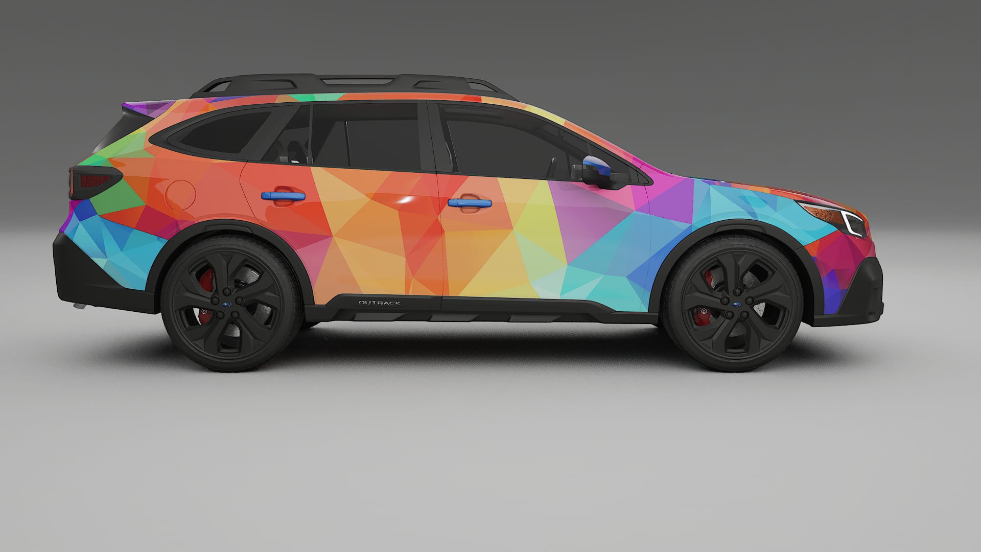 Subaru Outback VI BS prefacelift pre-LCI VECTOR VIBE – Design-Wrap PPF-Kit aus bedruckbarer Polyurethanfolie