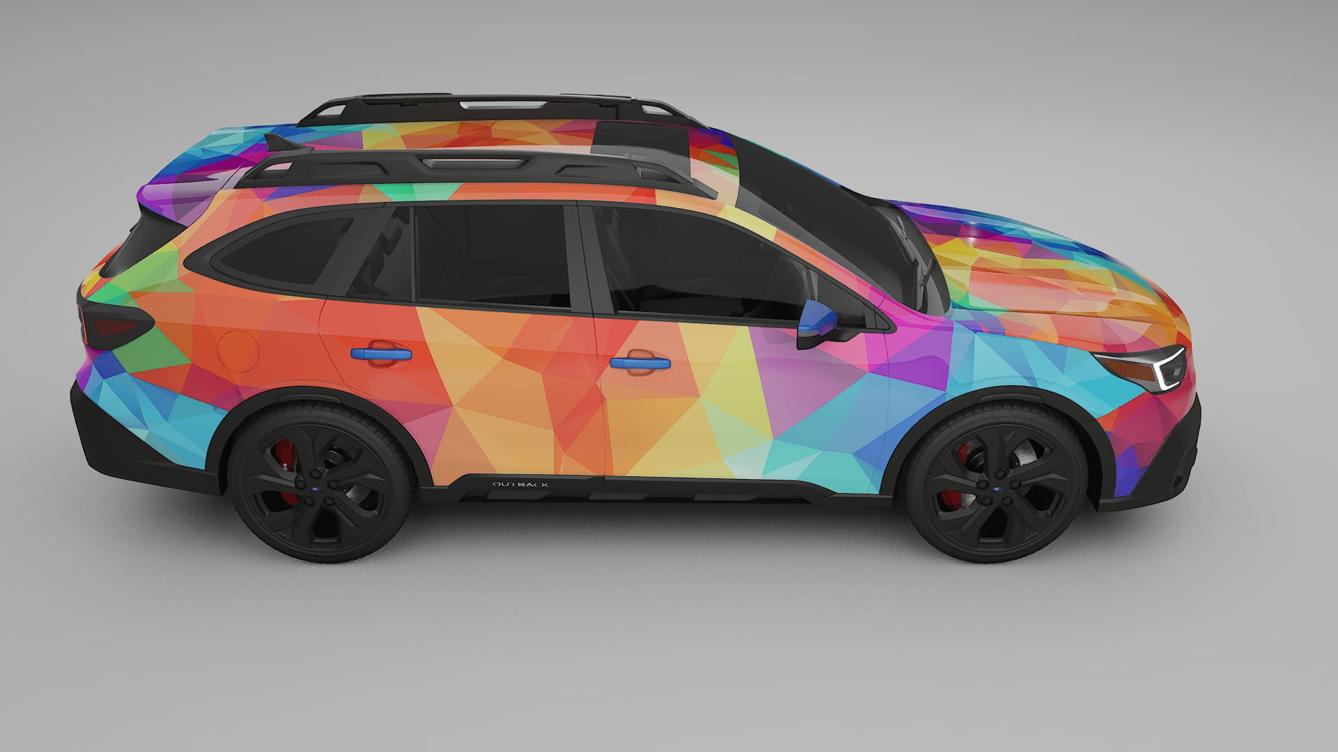 Subaru Outback VI BS prefacelift pre-LCI VECTOR WIBE Designed Wrap PPF Kit – Printable Polyurethane Film