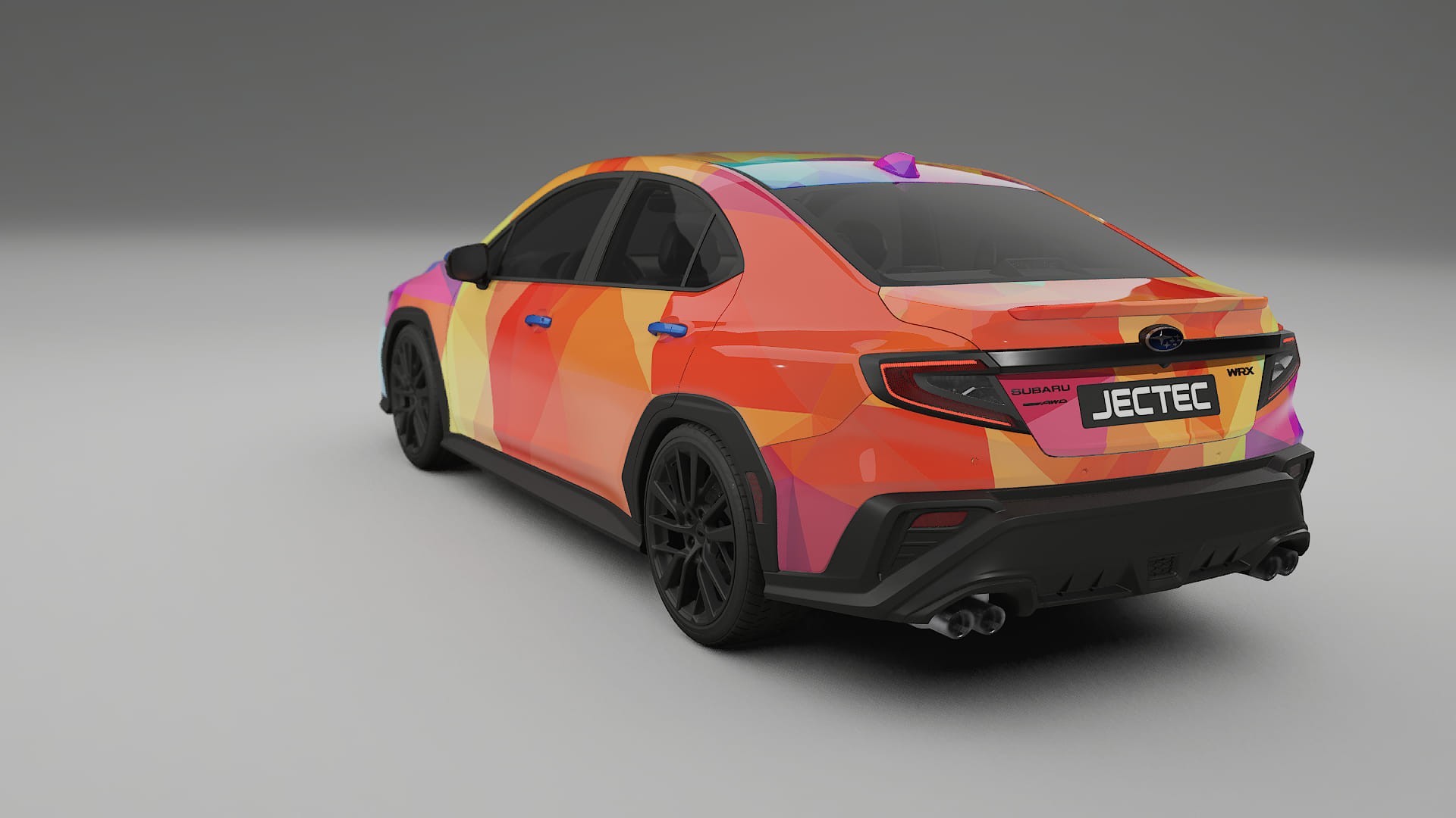 Subaru WRX VB VECTOR VIBE – Design-Wrap PPF-Kit aus bedruckbarer Polyurethanfolie