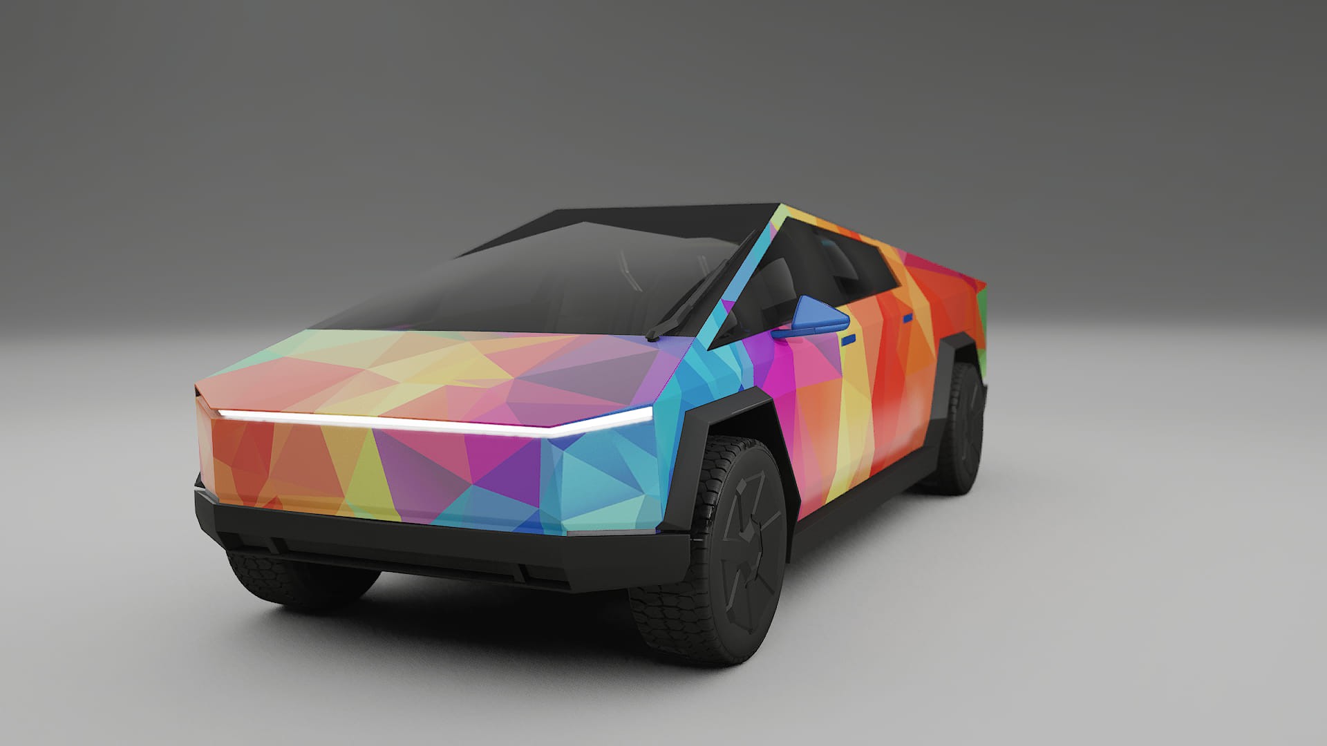 Tesla Cybertruck VECTOR WIBE Designed Wrap PPF Kit – Printable Polyurethane Film