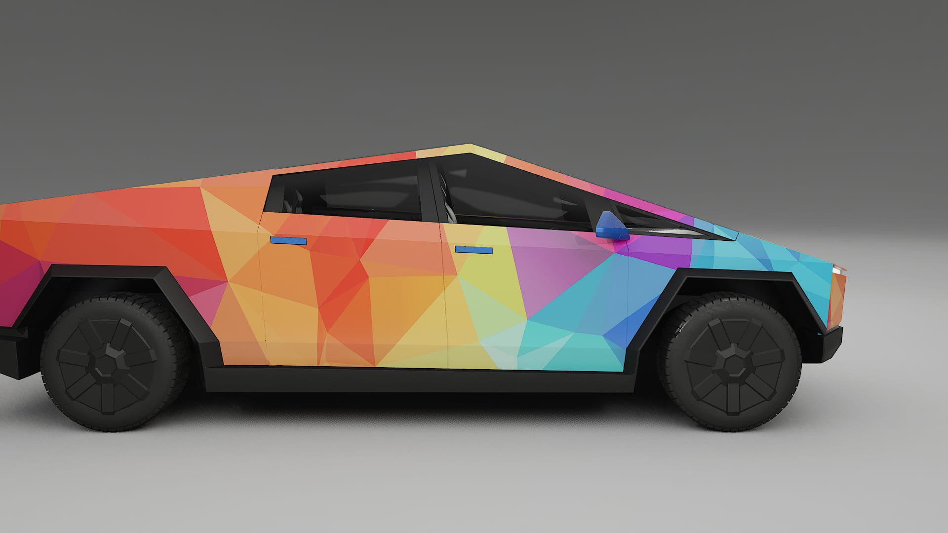 Tesla Cybertruck VECTOR WIBE Designed Wrap PPF Kit – Printable Polyurethane Film