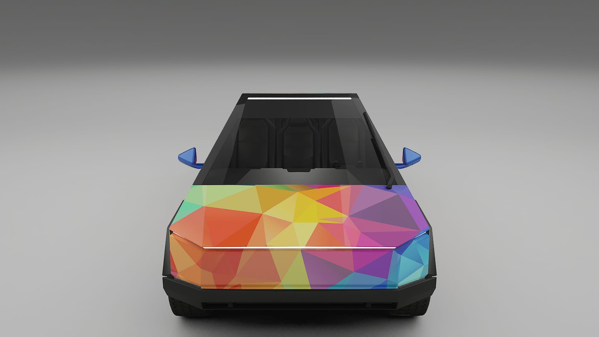 Tesla Cybertruck VECTOR VIBE Designed Wrap PPF Kit – Printable Polyurethane Film
