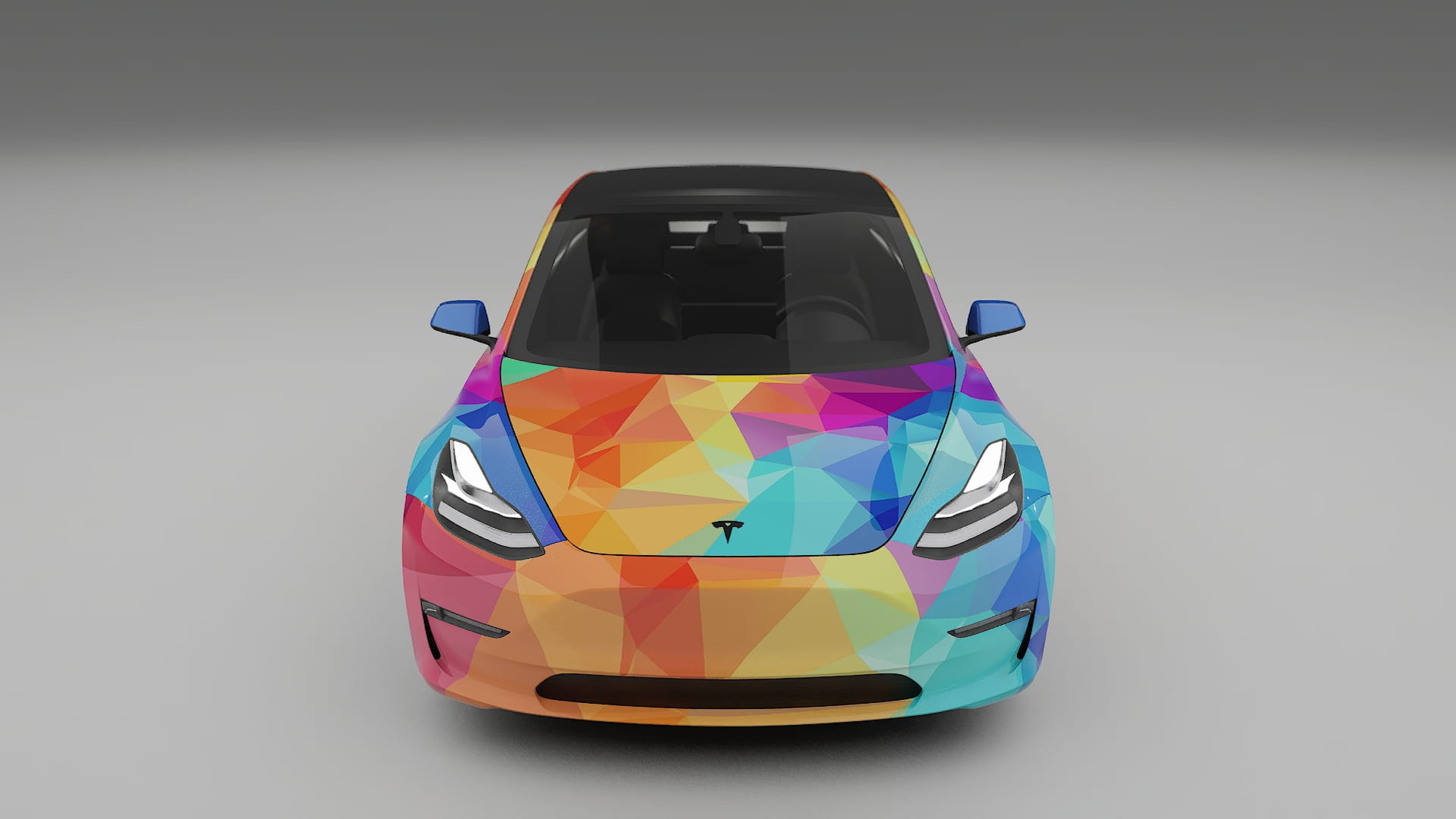 Tesla Model 3 VECTOR WIBE Designed Wrap PPF Kit – Printable Polyurethane Film